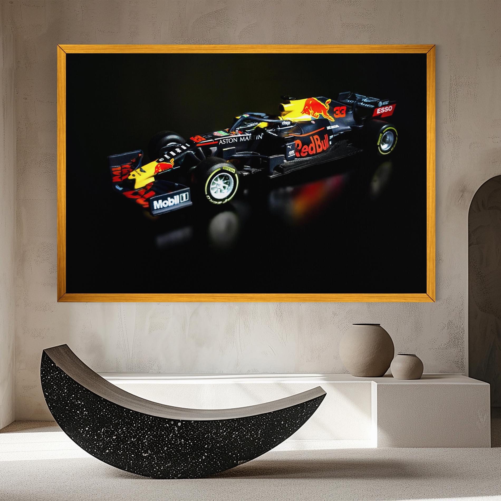 Leinwandbild Black Yellow F1 mockup 8