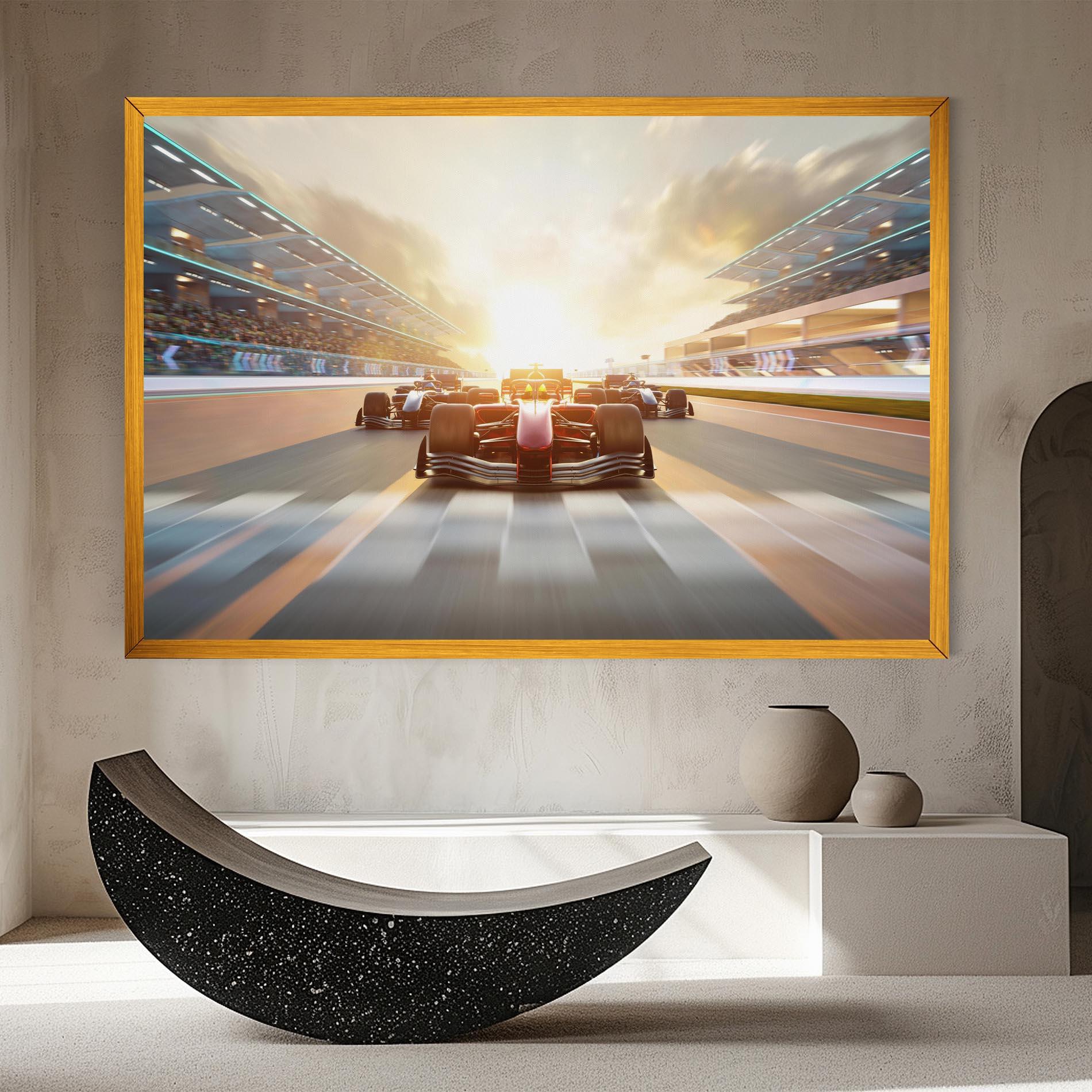 Leinwandbild F1 Winning mockup 8