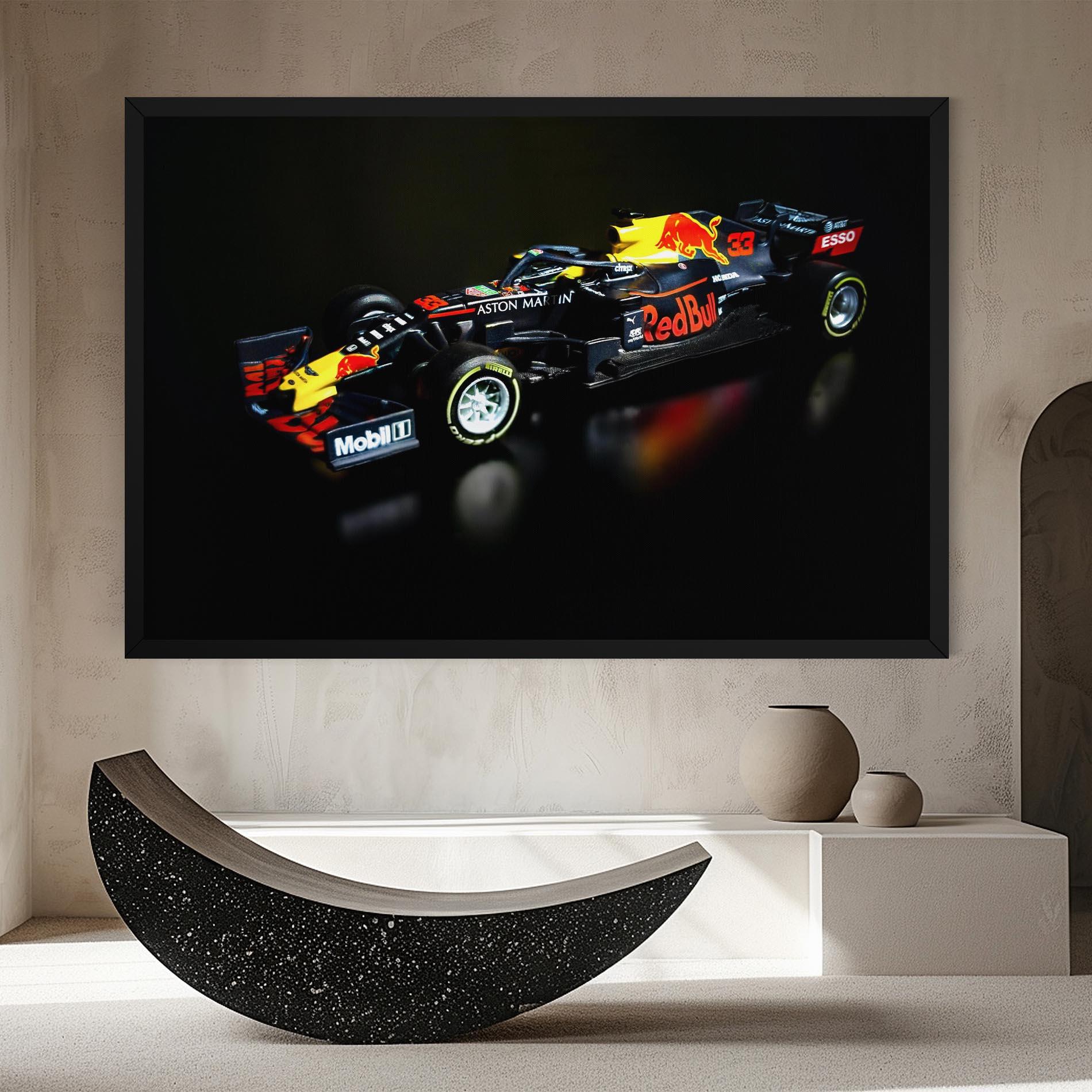 Leinwandbild Black Yellow F1 mockup 8