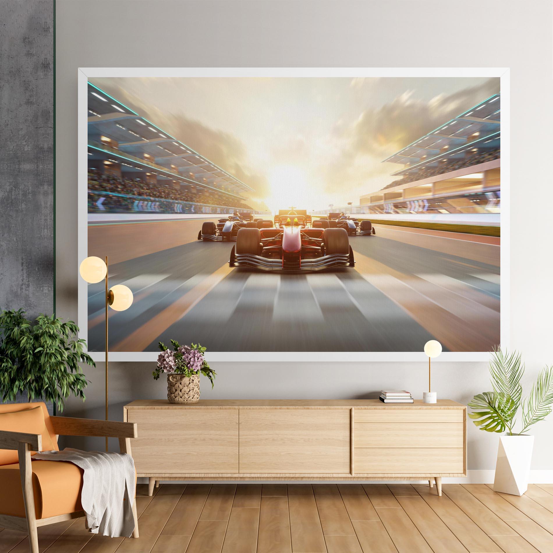 Leinwandbild F1 Winning mockup 9