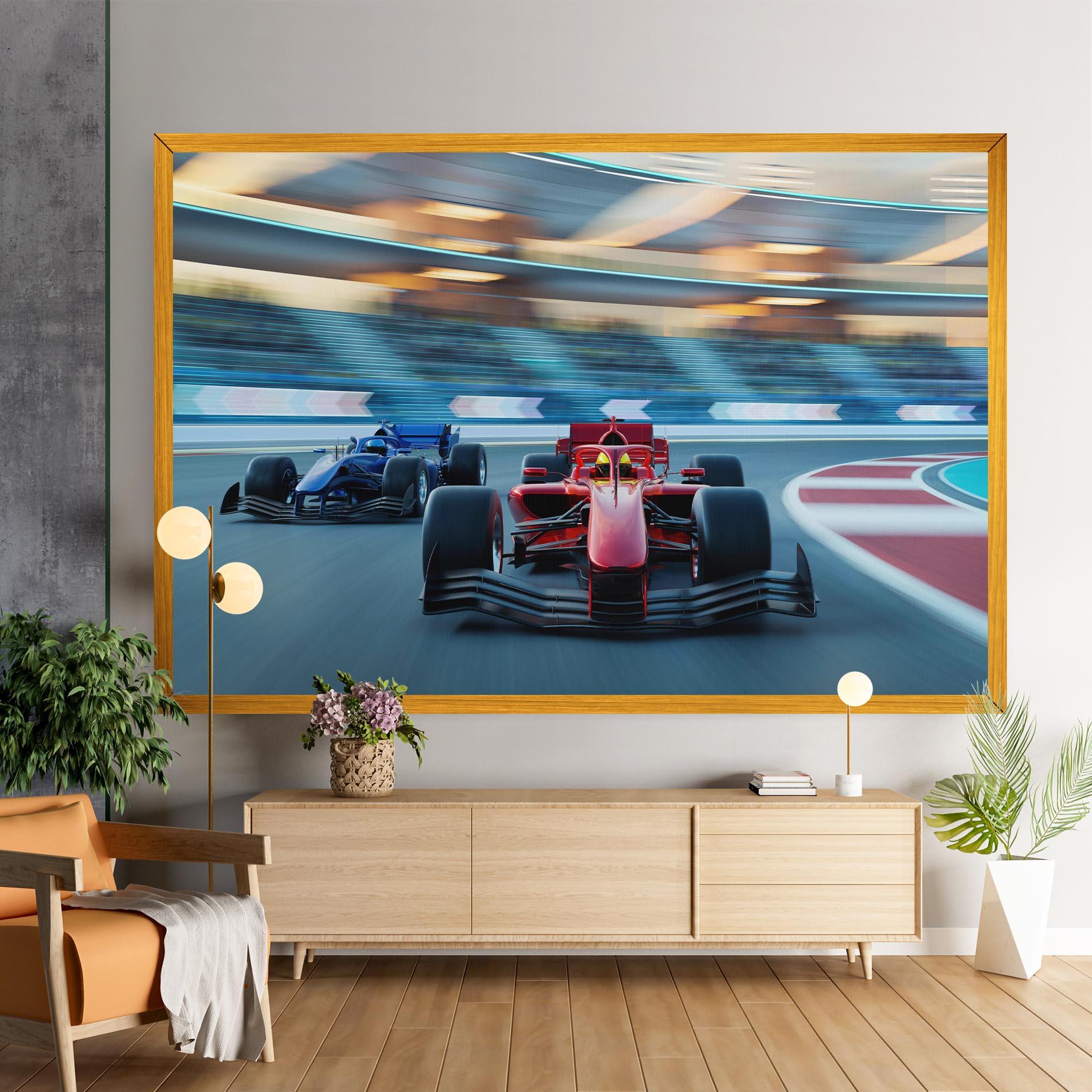 Leinwandbild F1 Racing mockup 9