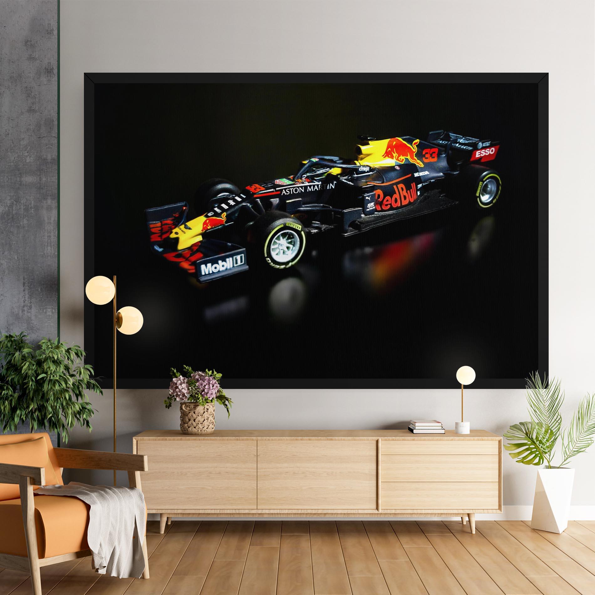 Leinwandbild Black Yellow F1 mockup 9
