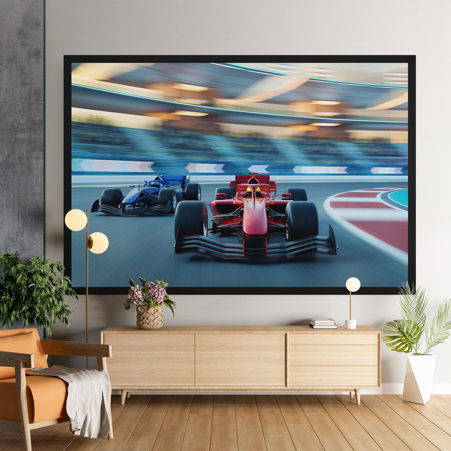 Leinwandbild F1 Racing mockup 9