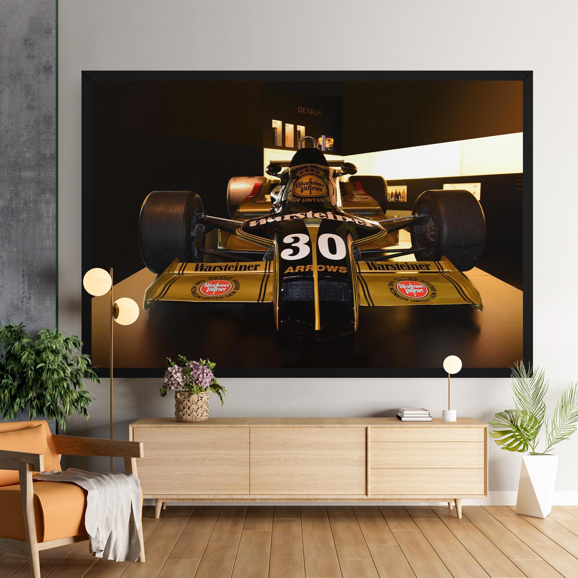 Leinwandbild Formula 1 Car Color mockup 9