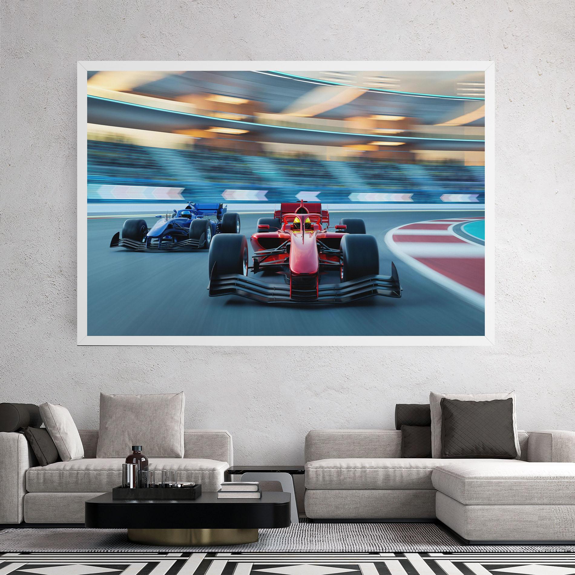 Leinwandbild F1 Racing mockup 2
