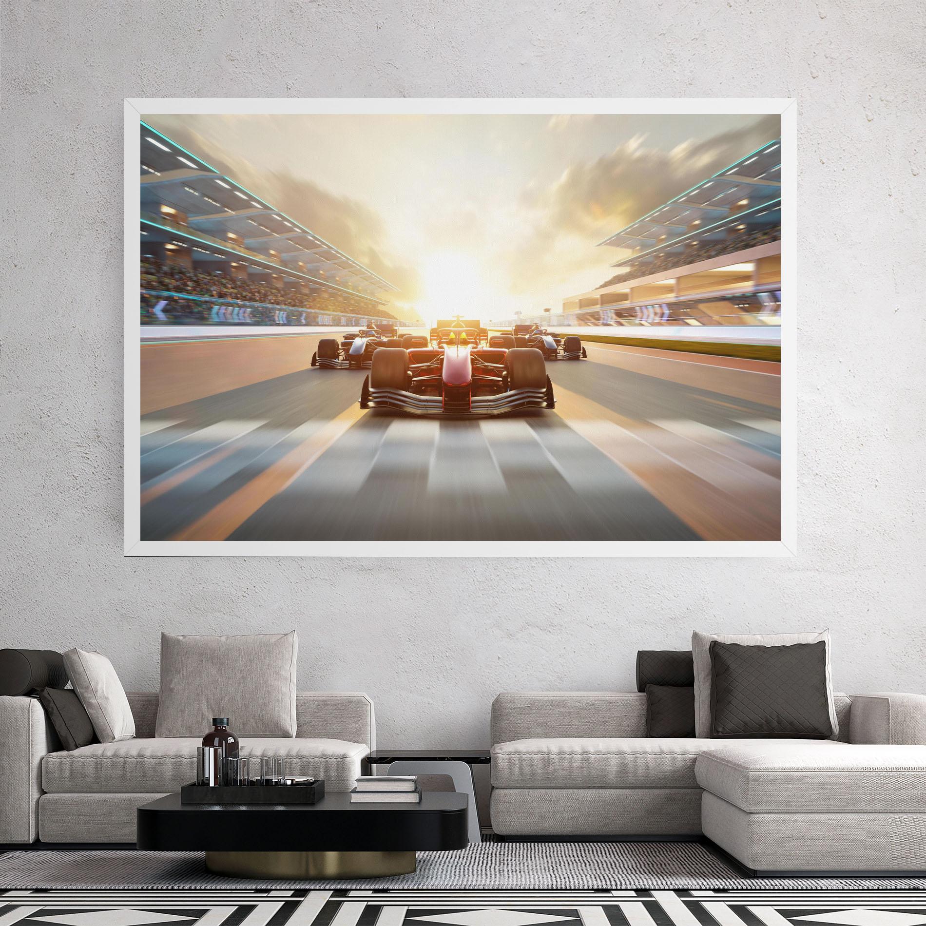 Leinwandbild F1 Winning mockup 2