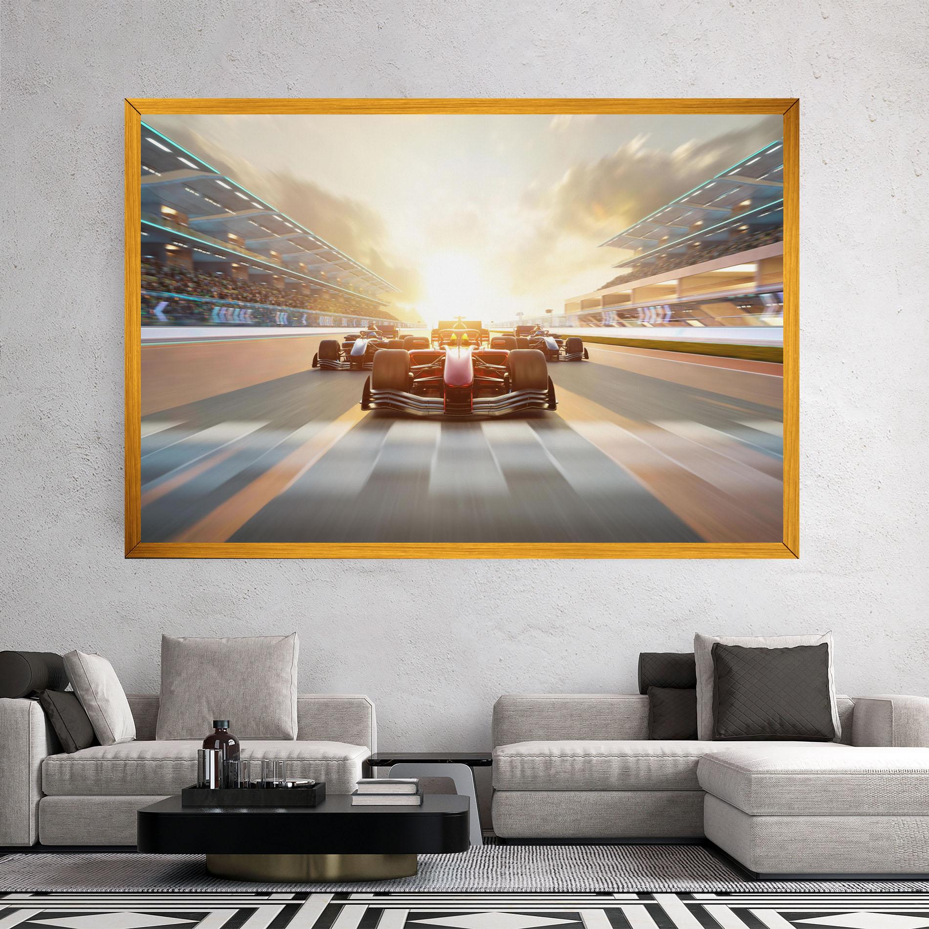 Leinwandbild F1 Winning mockup 2