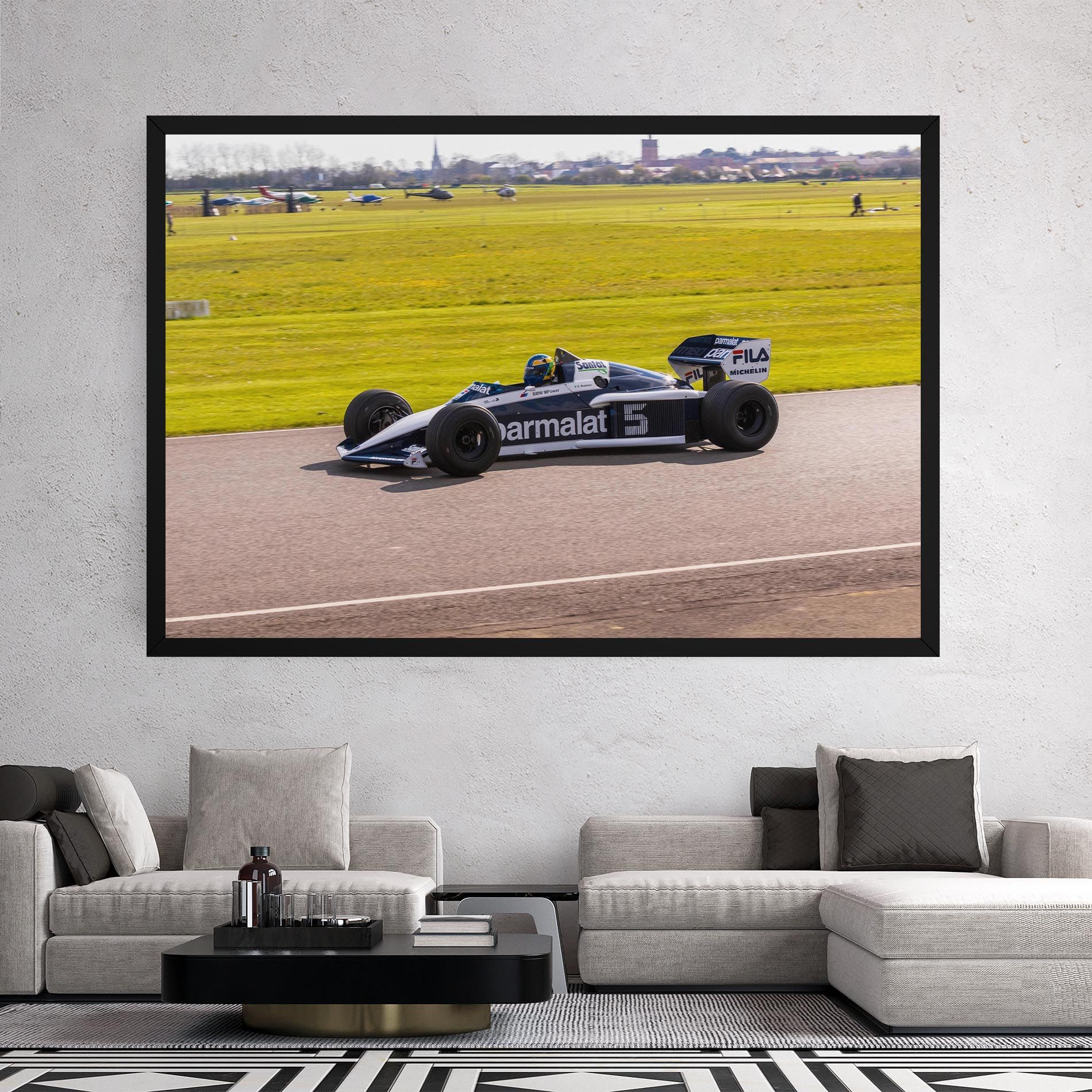 Black F1 Car mockup 2