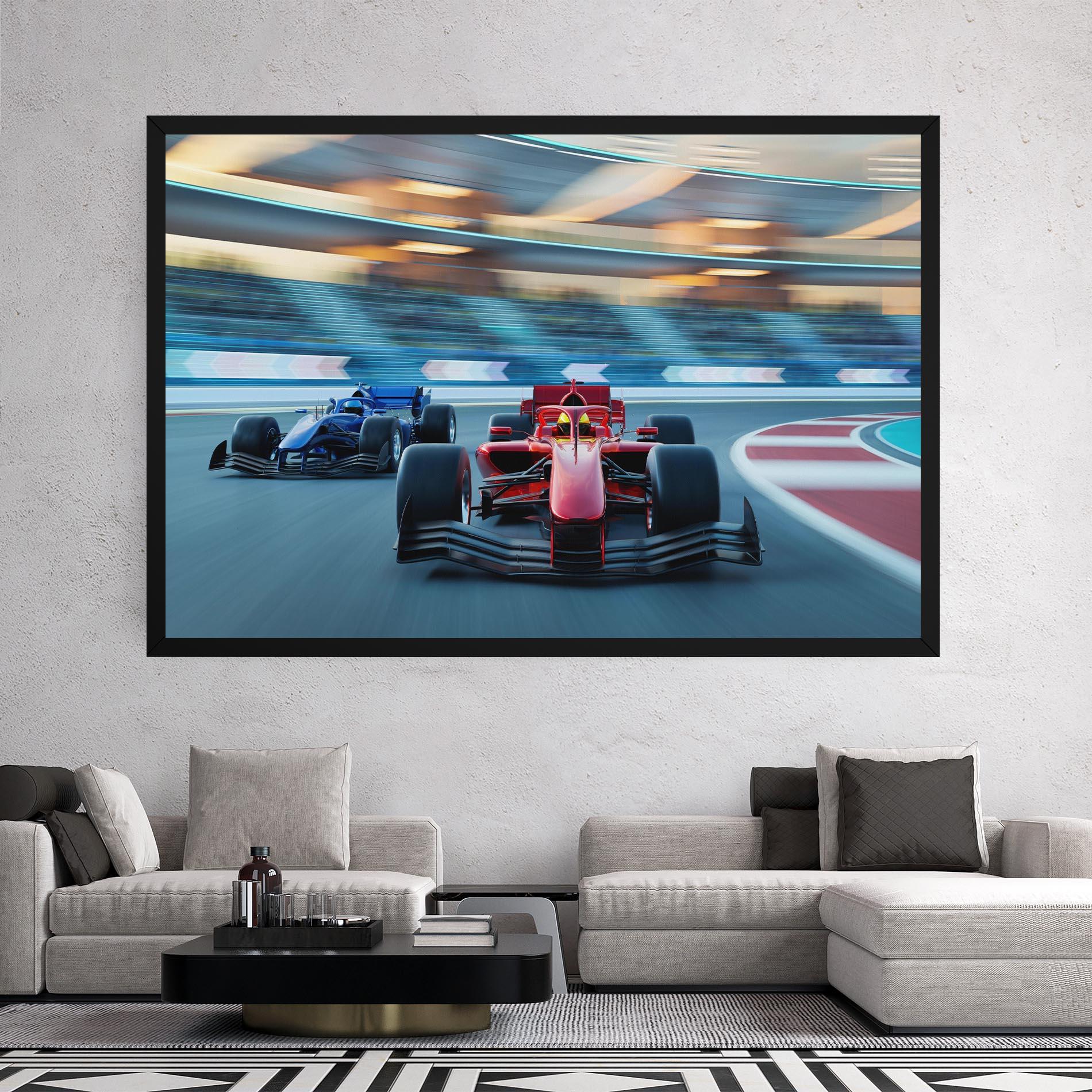 Leinwandbild F1 Racing mockup 2