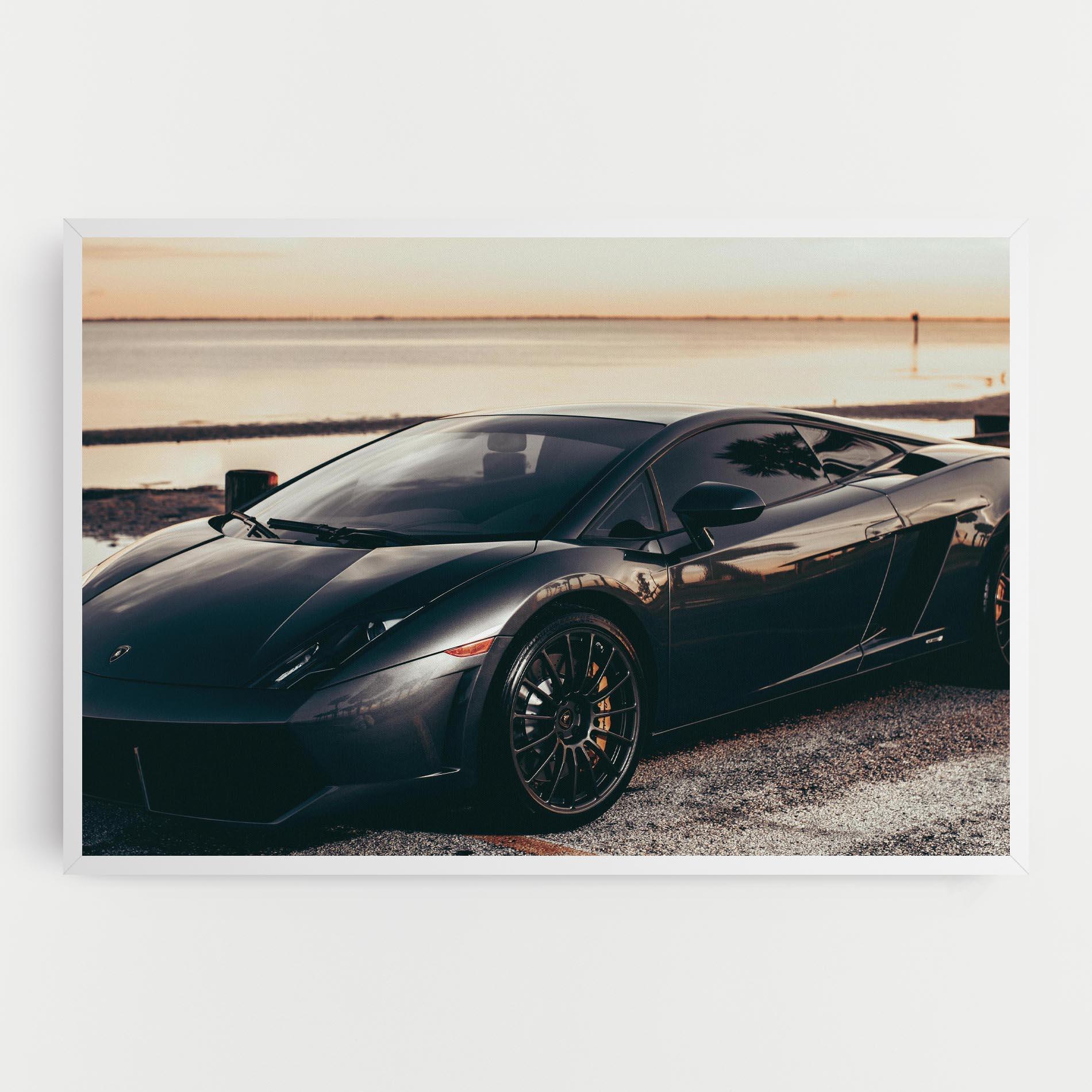 Leinwandbild Black Lambo Sea mockup 0