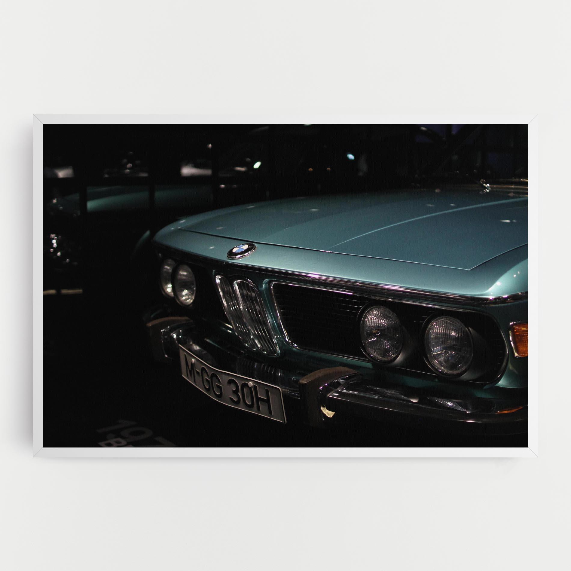 Leinwandbild Old Bmw Headlight mockup 0