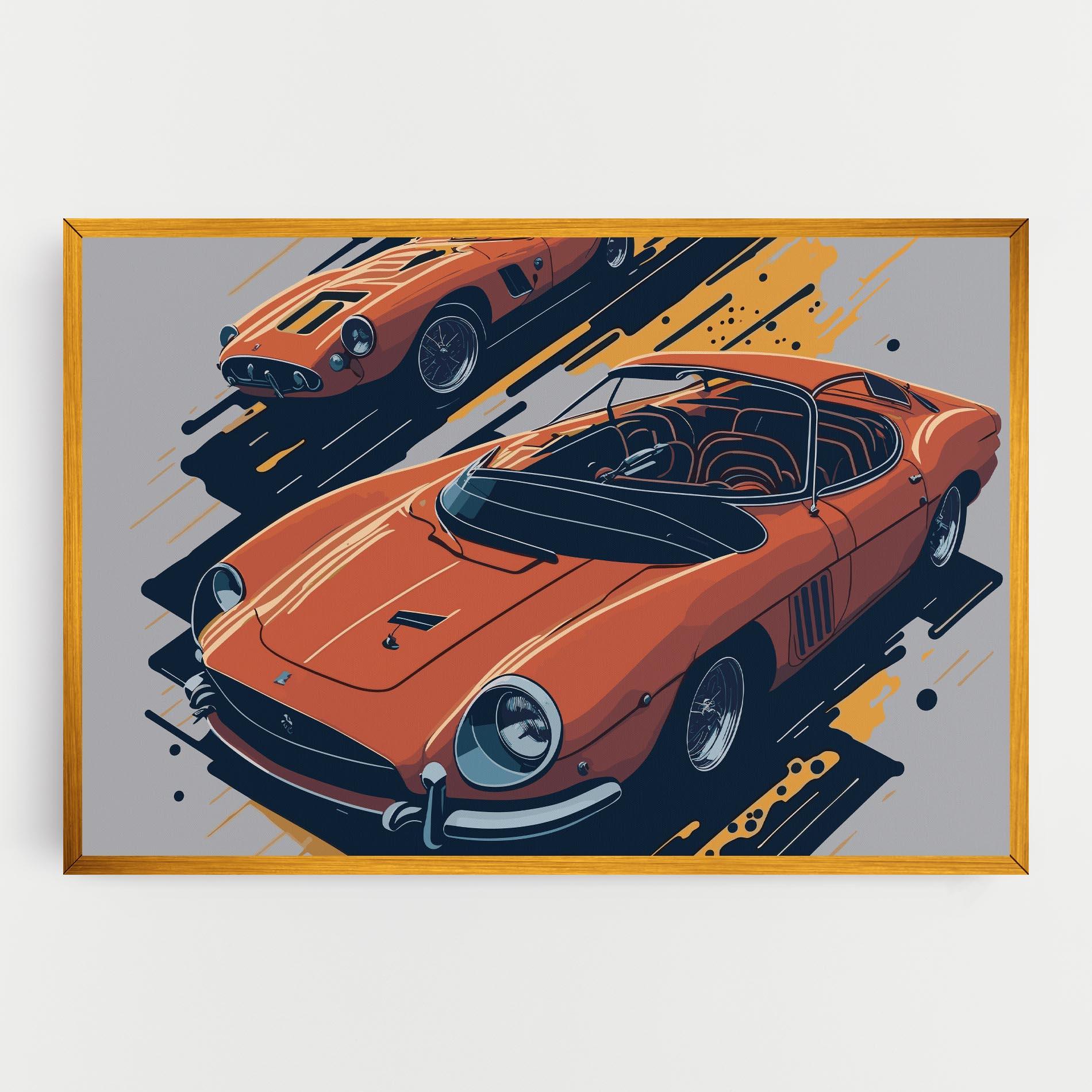 Leinwandbild Ferrari 250 Gto mockup 0