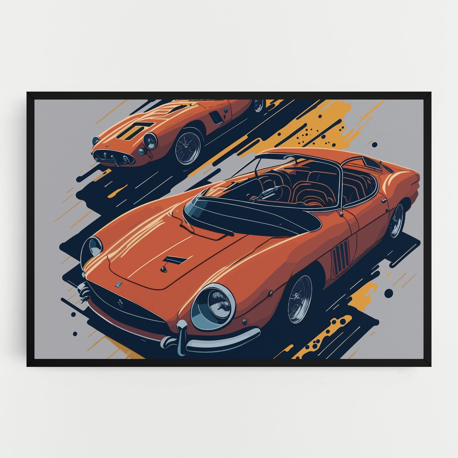 Leinwandbild Ferrari 250 Gto mockup 0