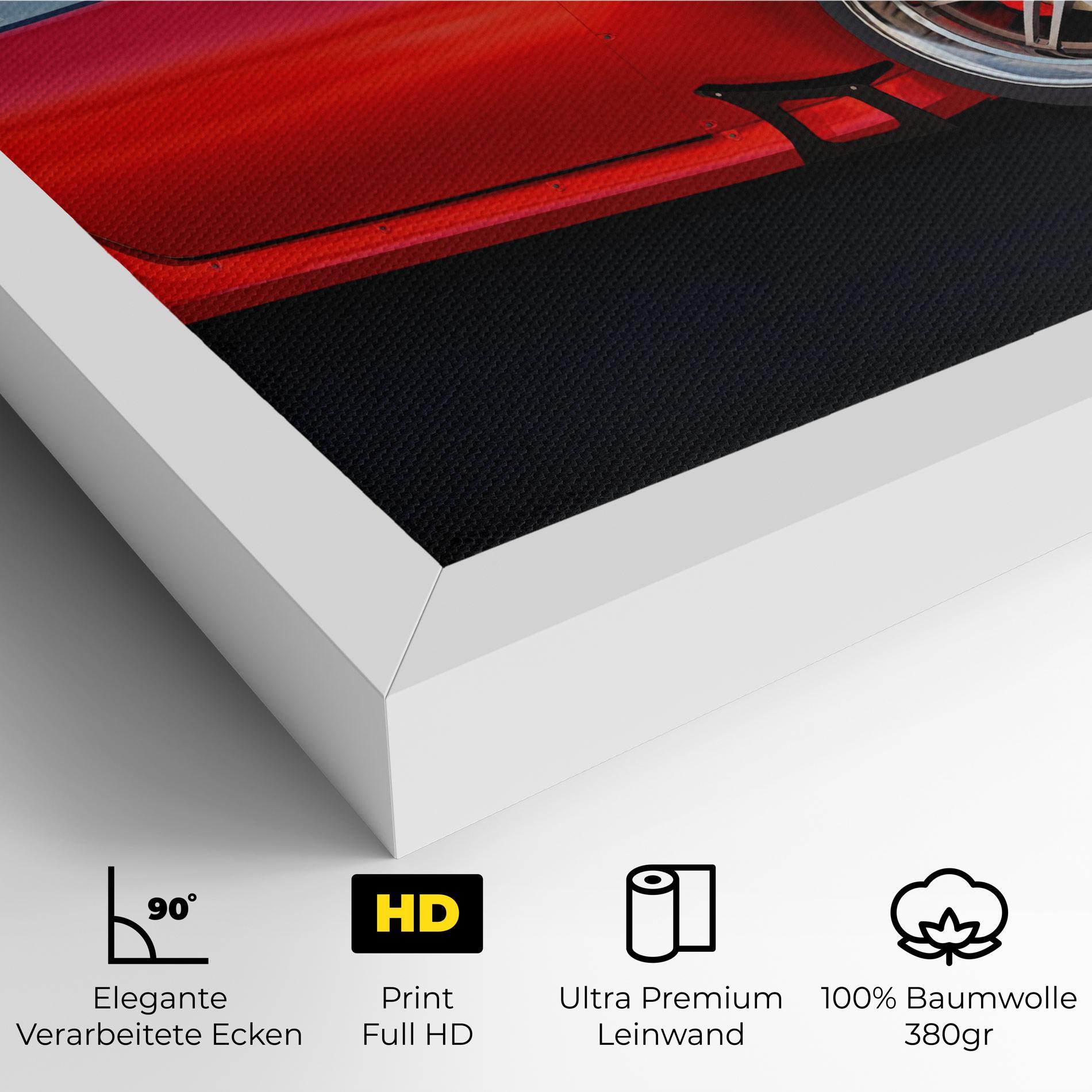 Leinwandbild Red Tuned 350z mockup 4