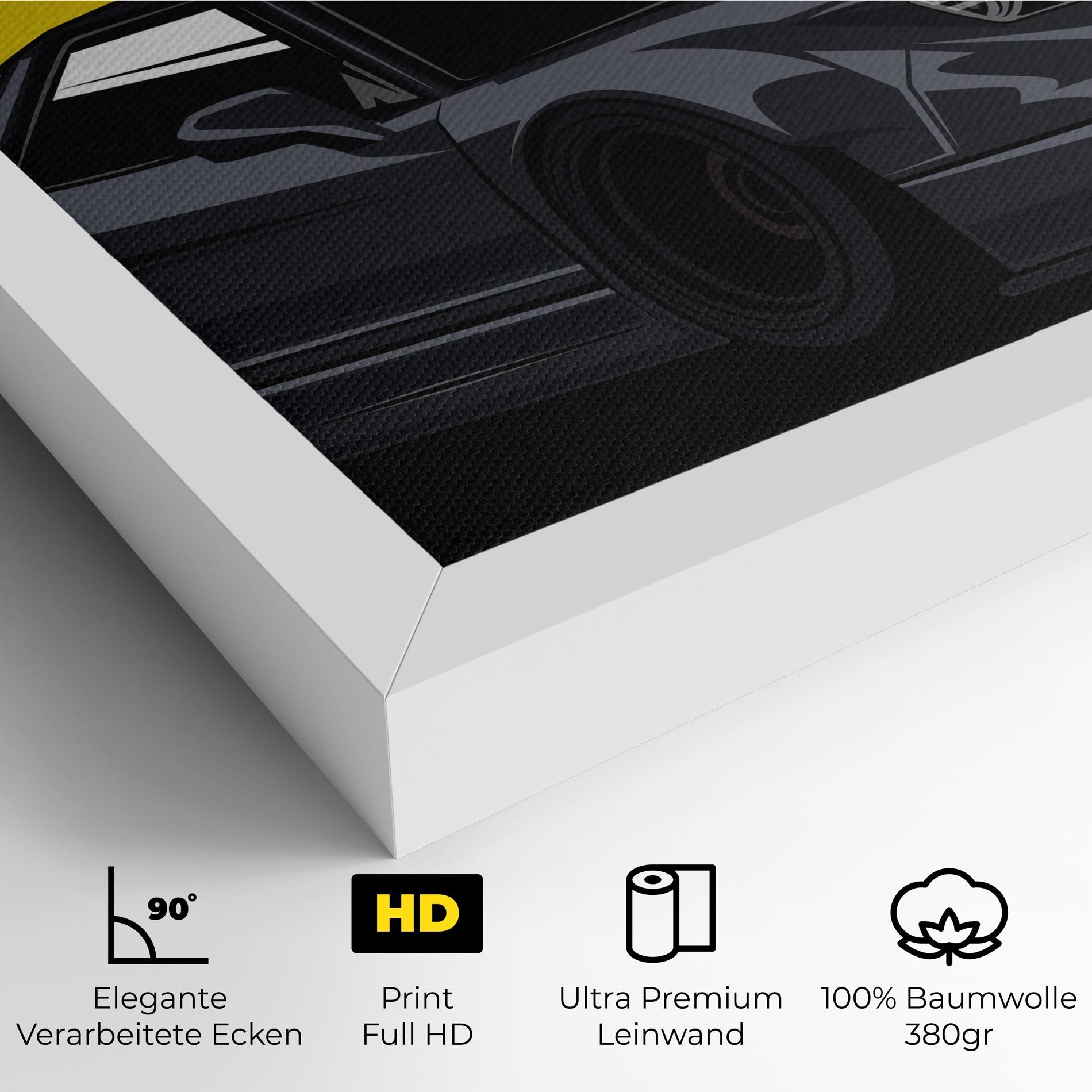 Yellow Sun Car mockup 4