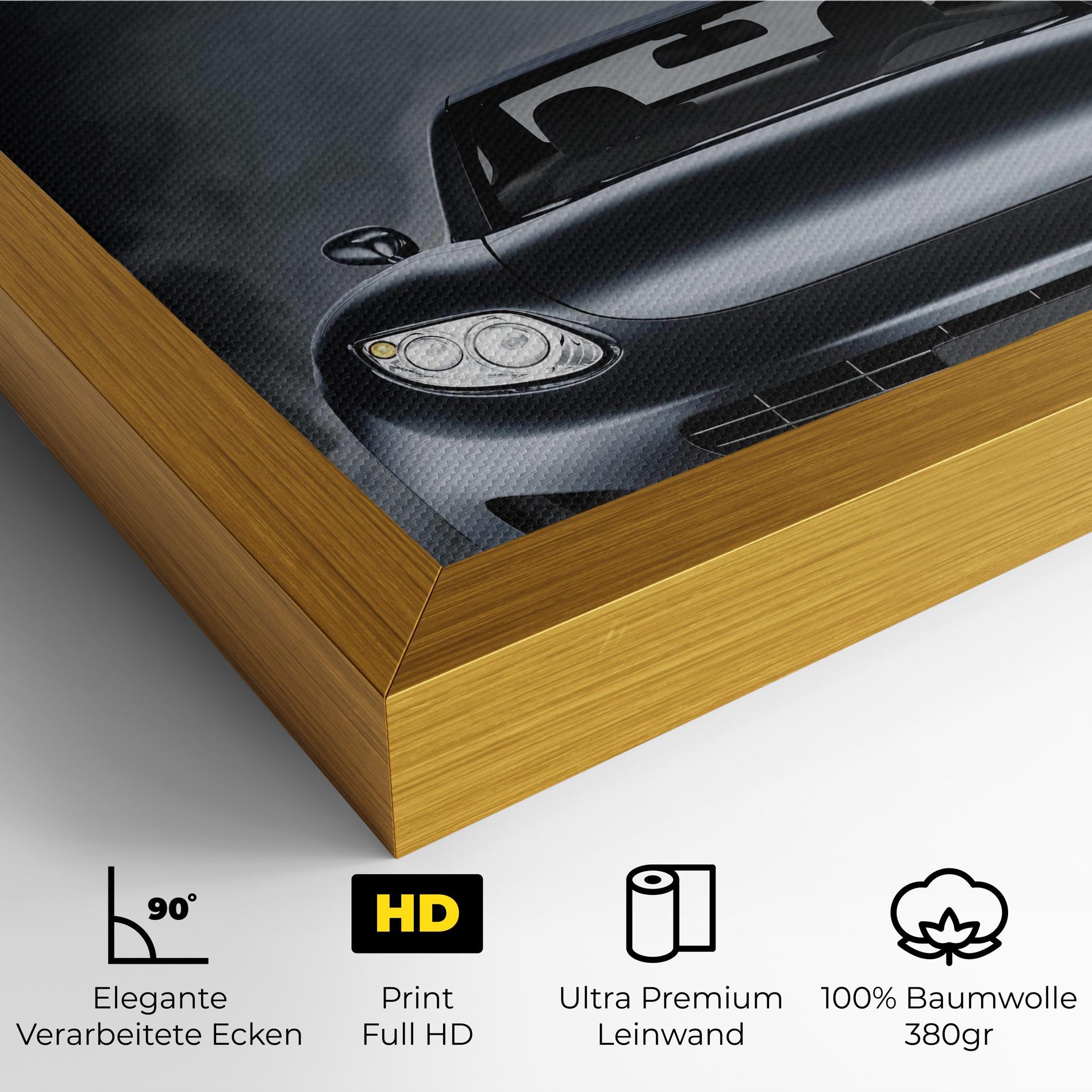 Leinwandbild Black Front Car mockup 4