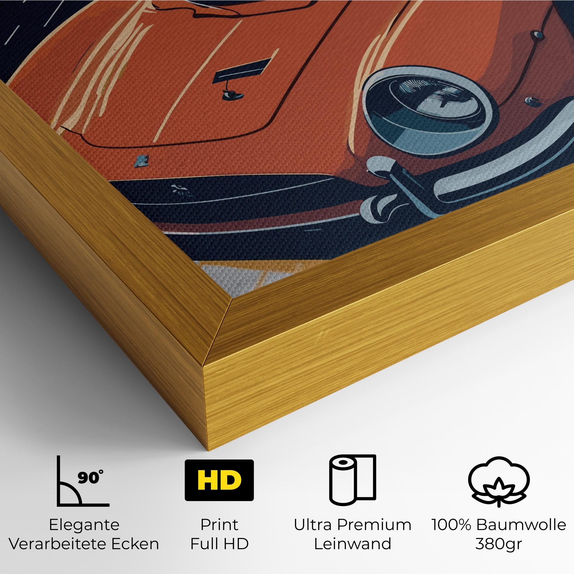 Leinwandbild Ferrari 250 Gto mockup 4