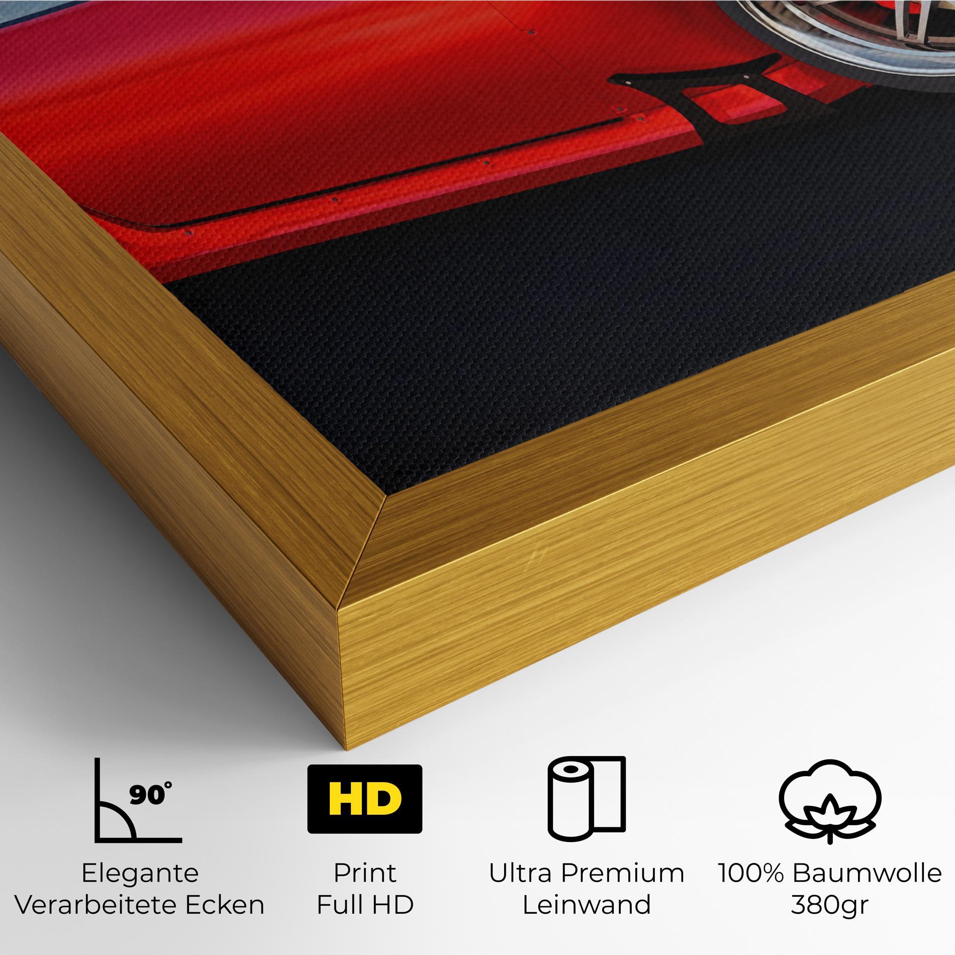 Leinwandbild Red Tuned 350z mockup 4