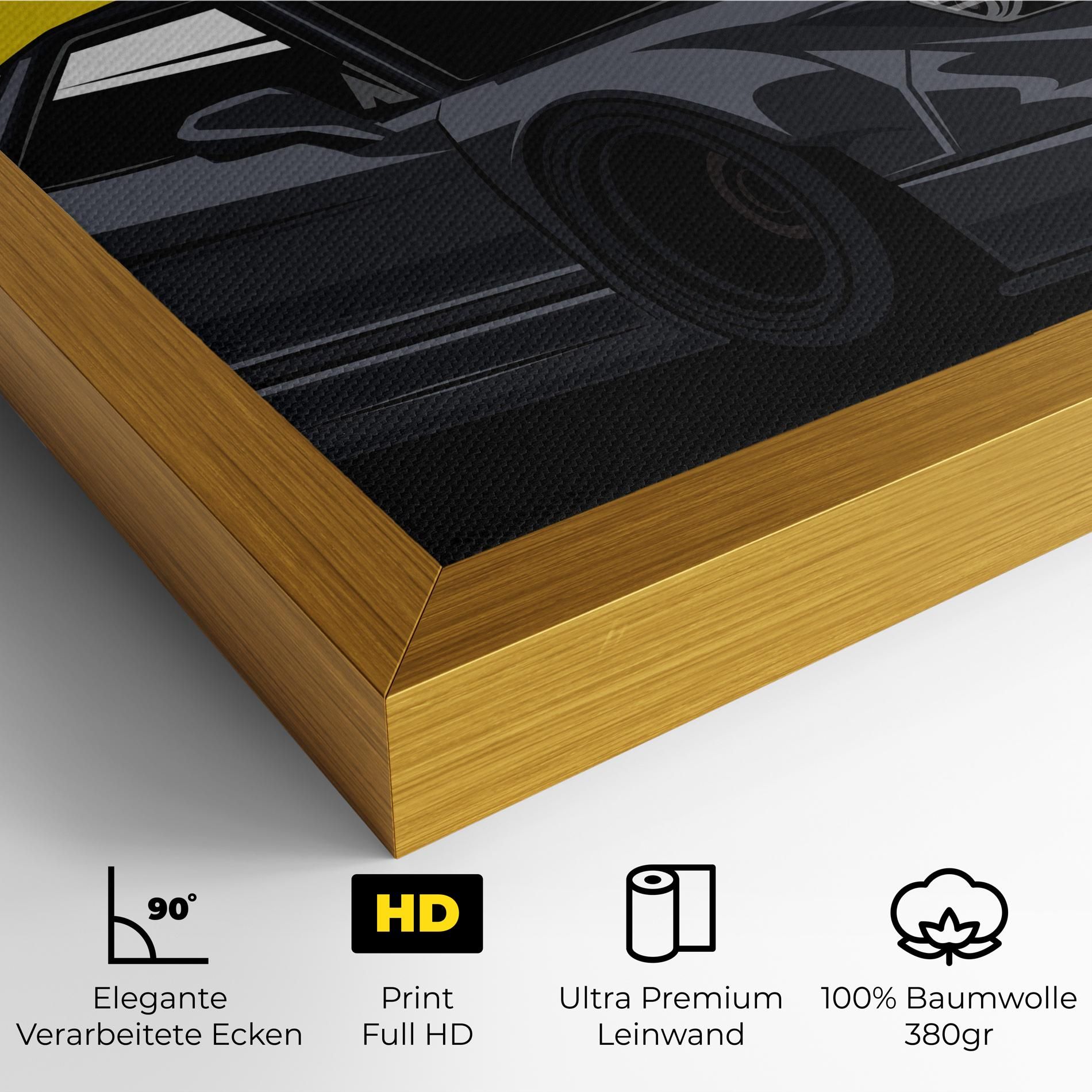 Yellow Sun Car mockup 4