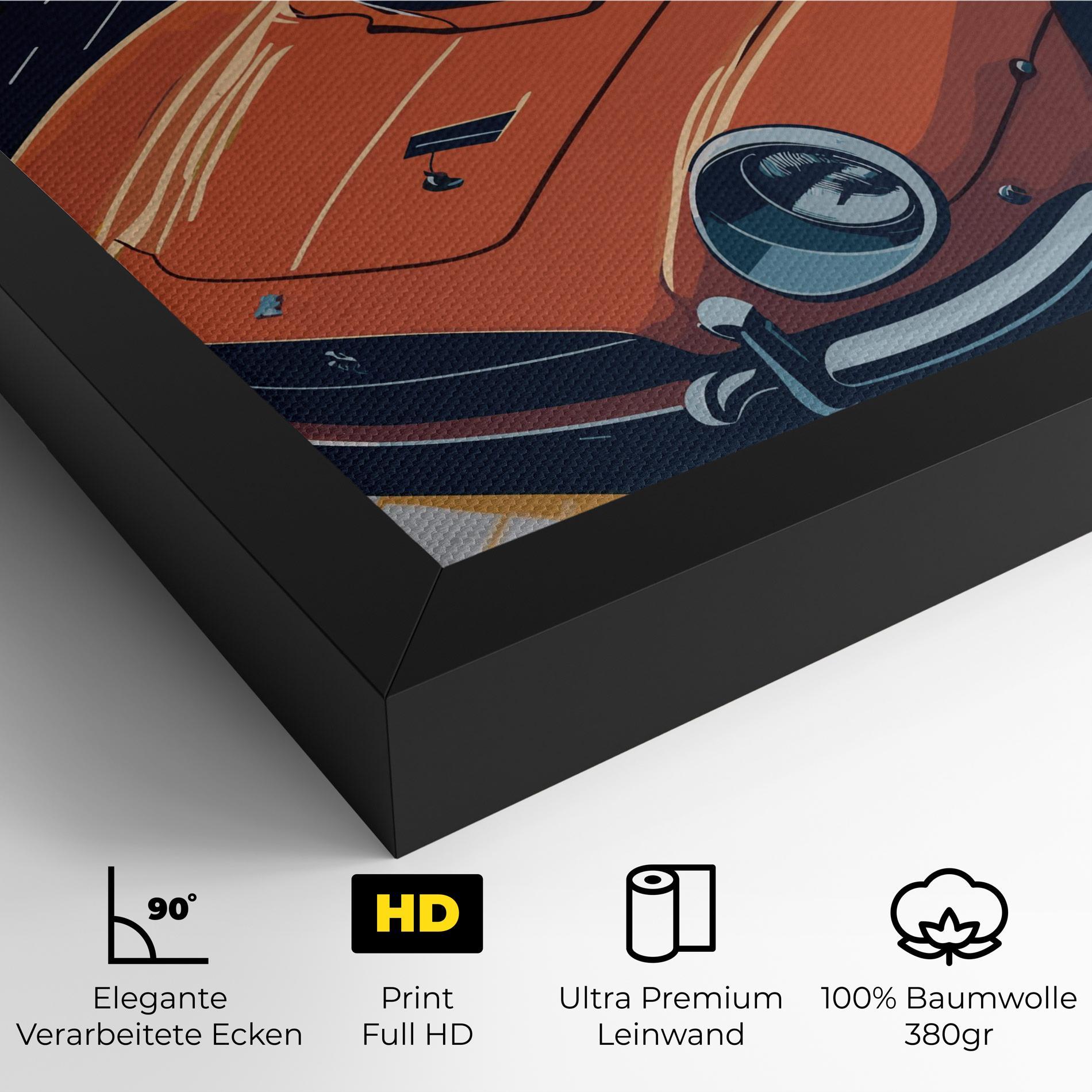 Leinwandbild Ferrari 250 Gto mockup 4