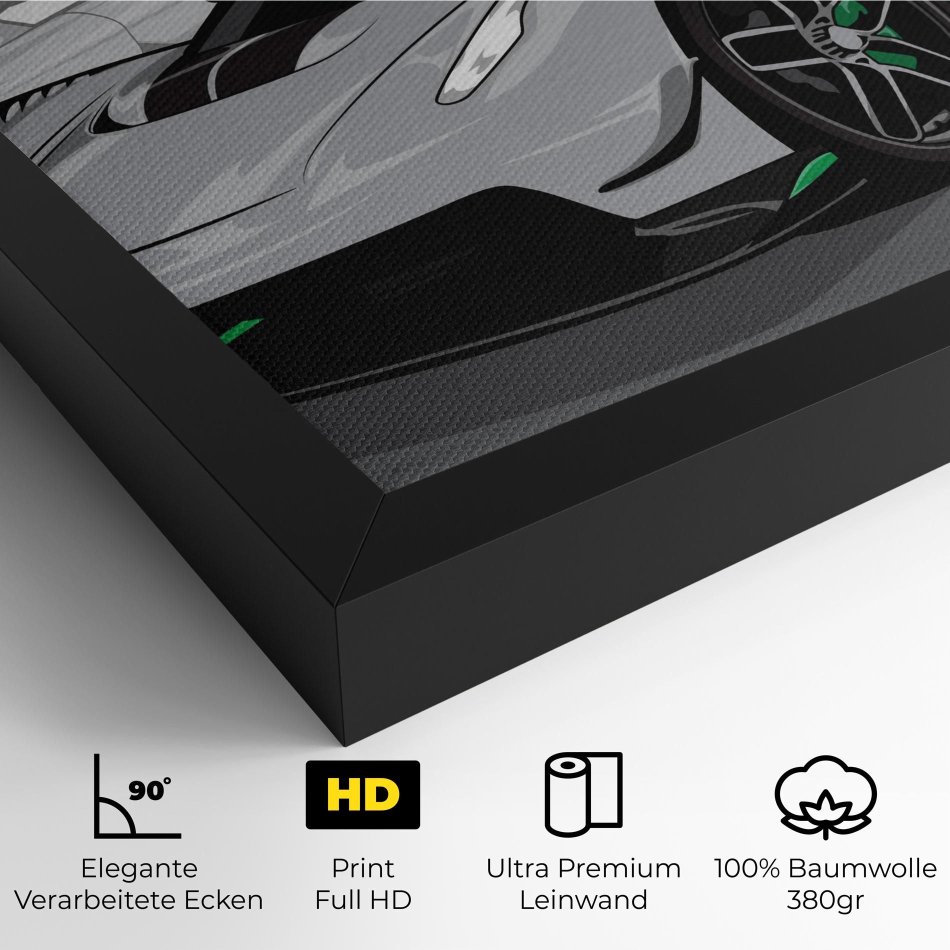 Grey Sport Car mockup 4