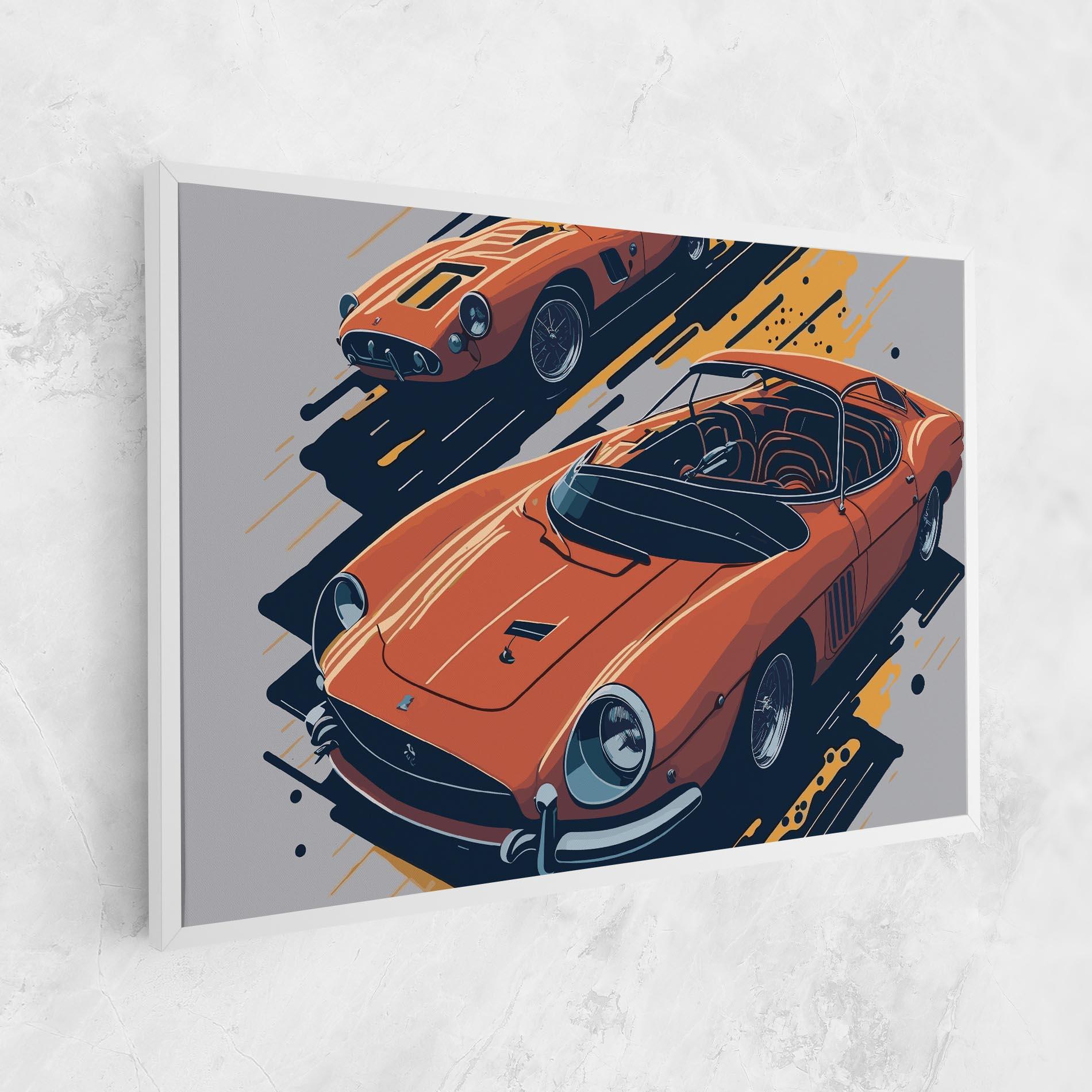 Leinwandbild Ferrari 250 Gto mockup 1