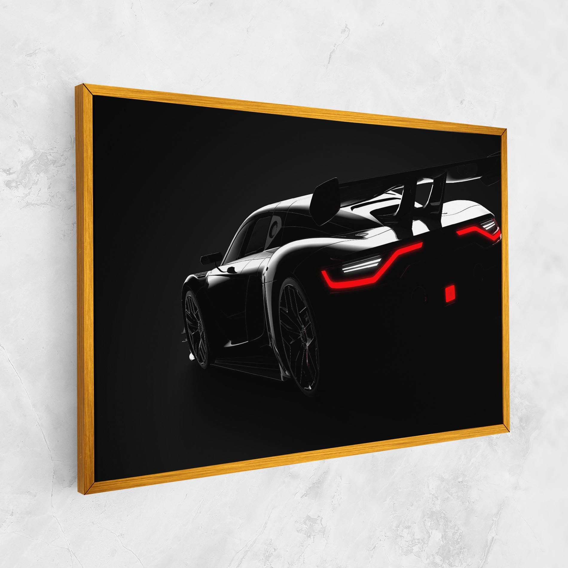 Black Hypercar Car mockup 1