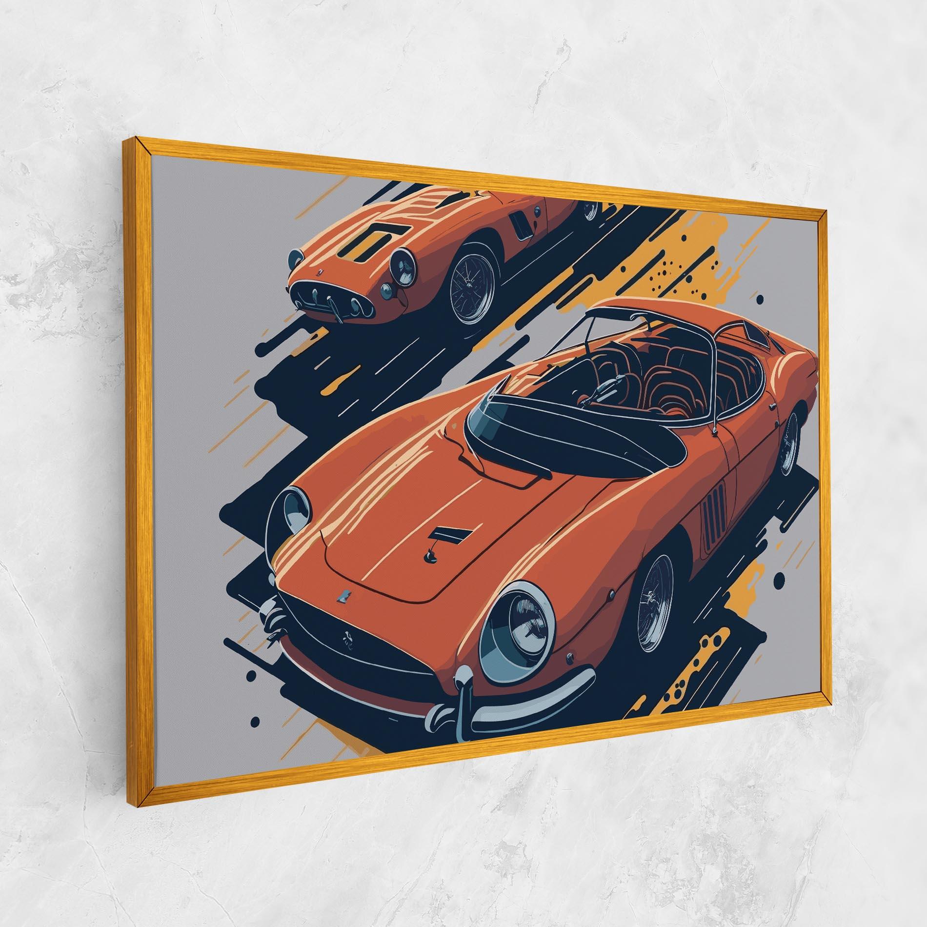 Leinwandbild Ferrari 250 Gto mockup 1