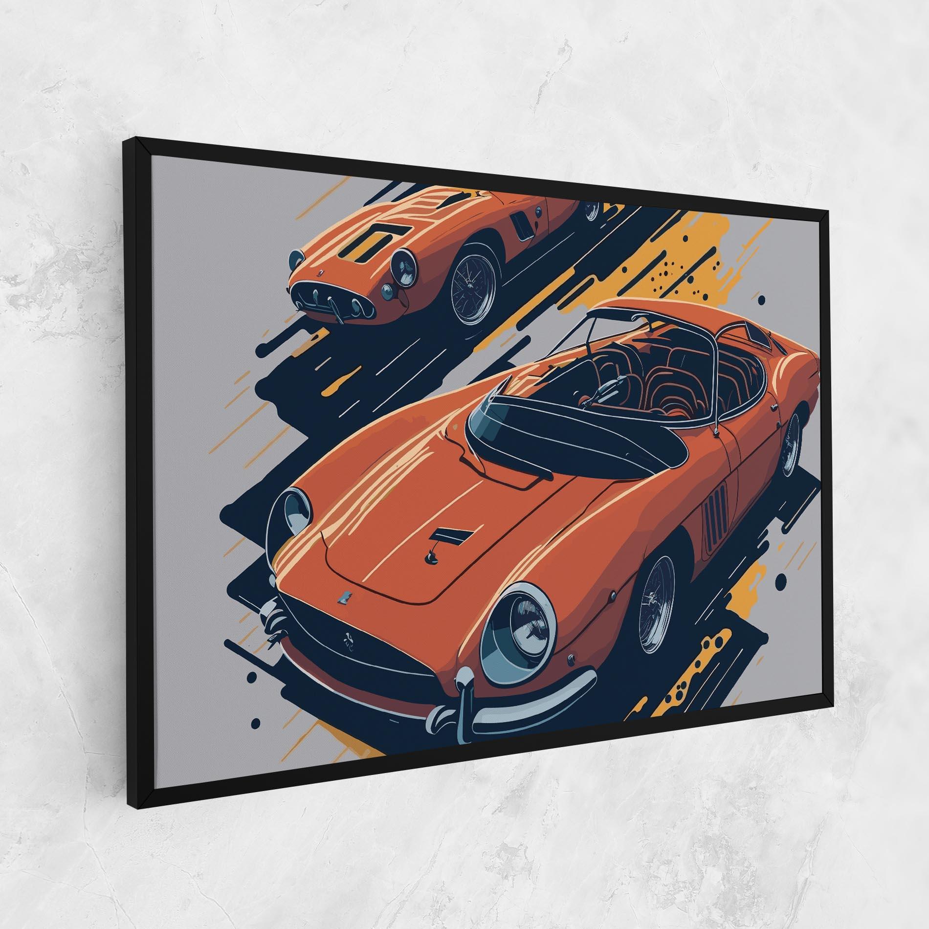 Leinwandbild Ferrari 250 Gto mockup 1