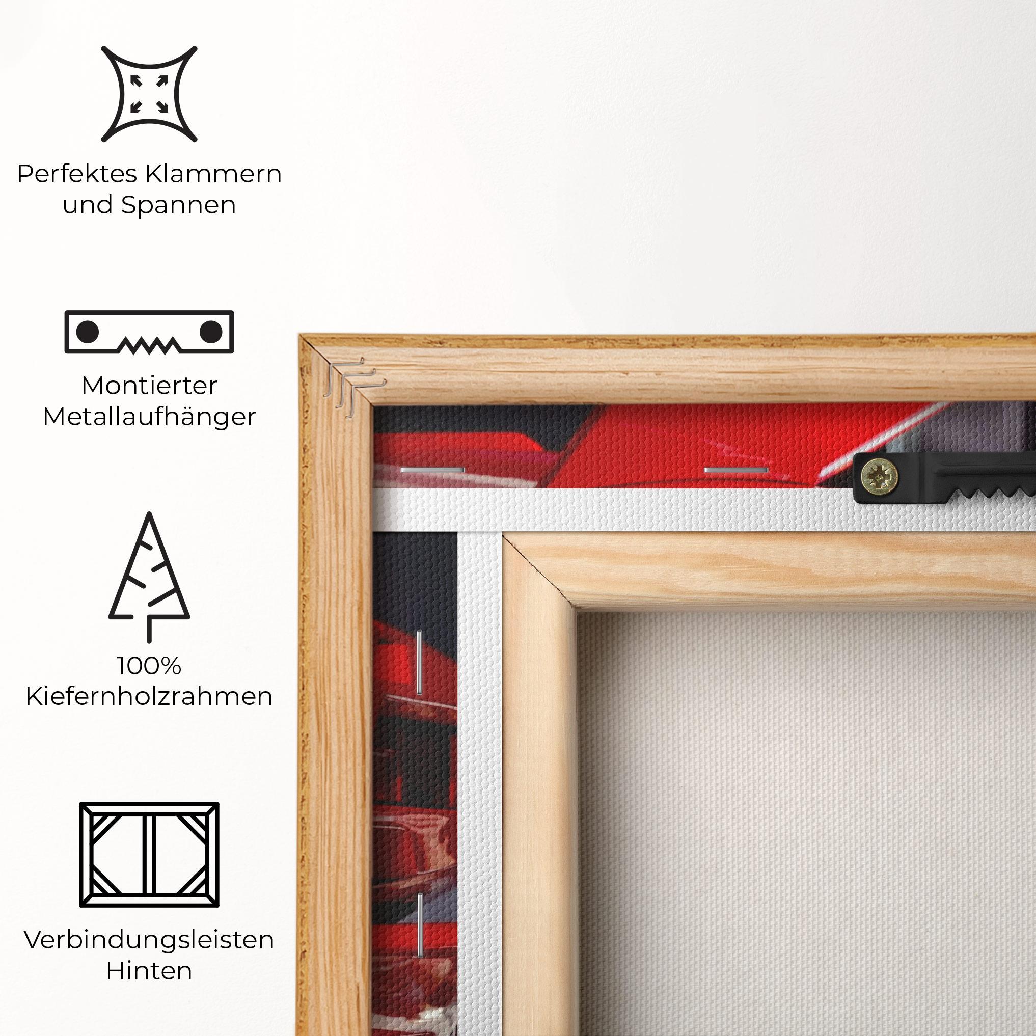 Leinwandbild Red Rear Countach mockup 5