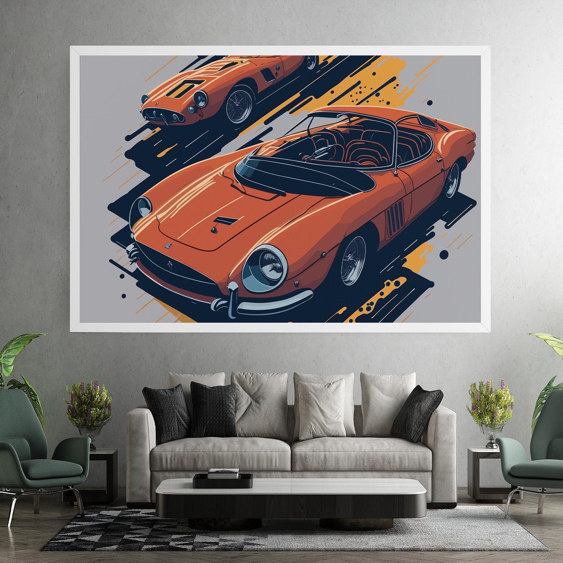 Leinwandbild Ferrari 250 Gto mockup 7