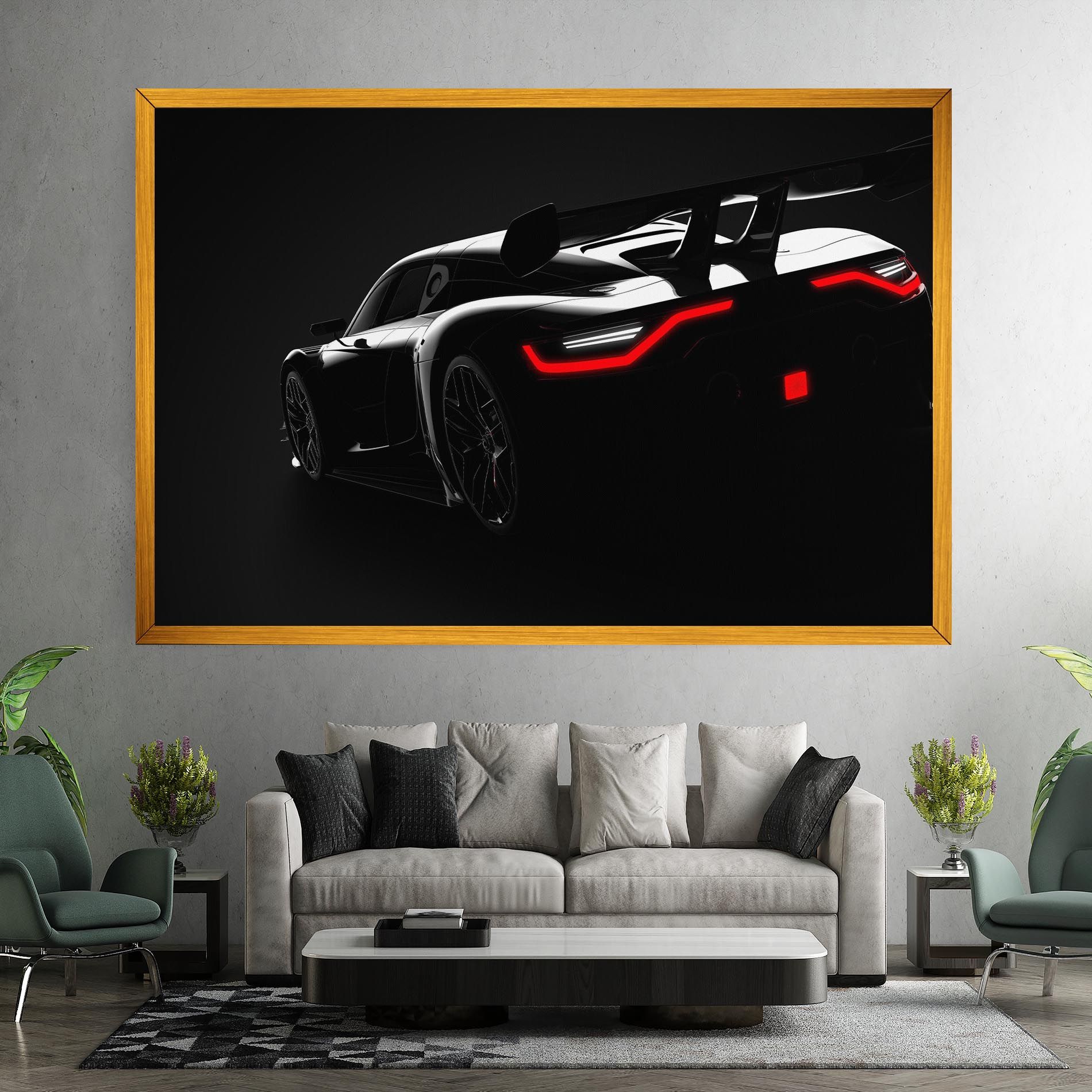 Black Hypercar Car mockup 7