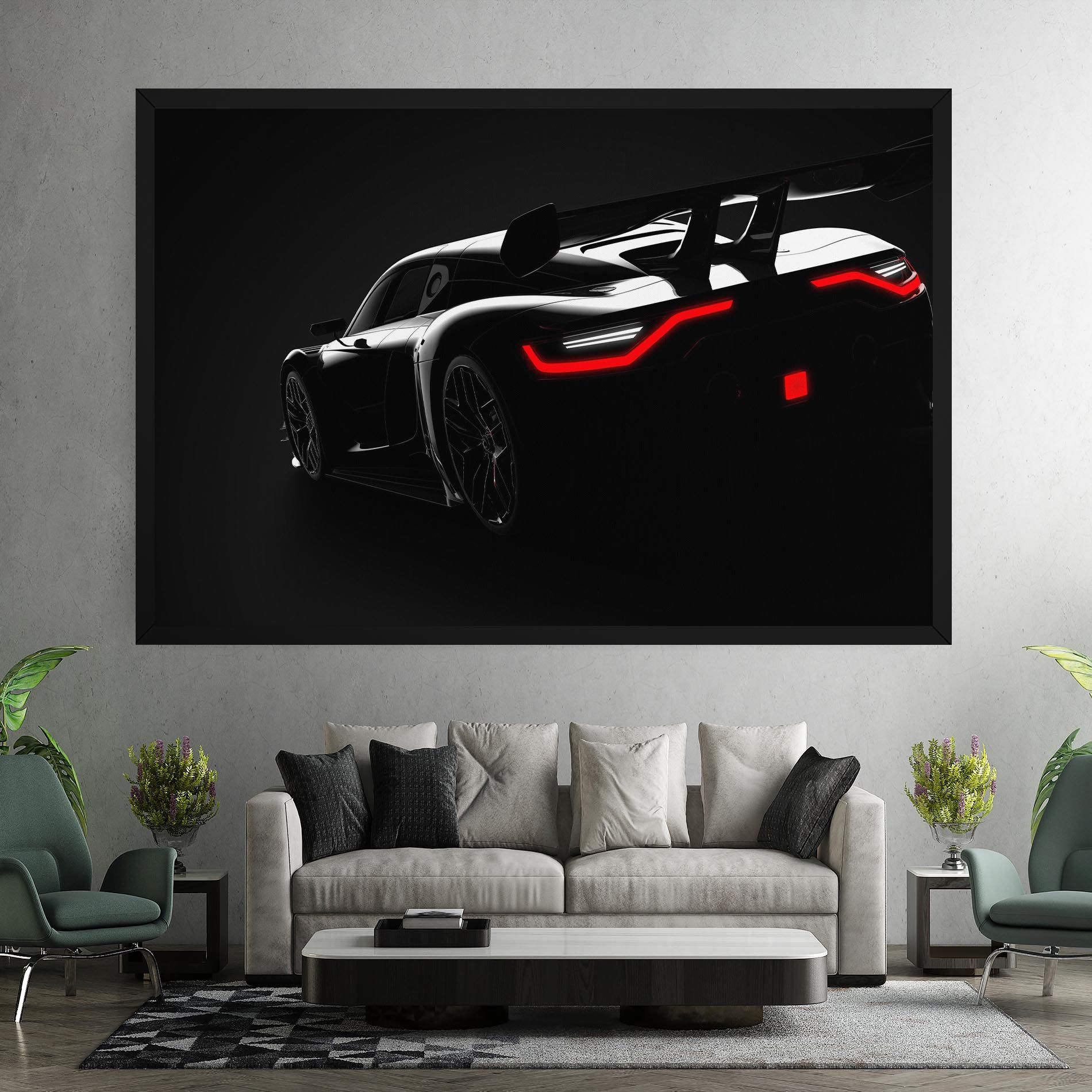 Black Hypercar Car mockup 7