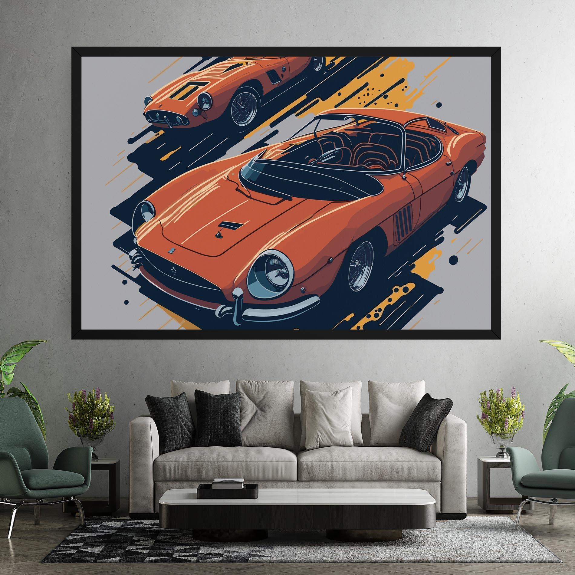 Leinwandbild Ferrari 250 Gto mockup 7