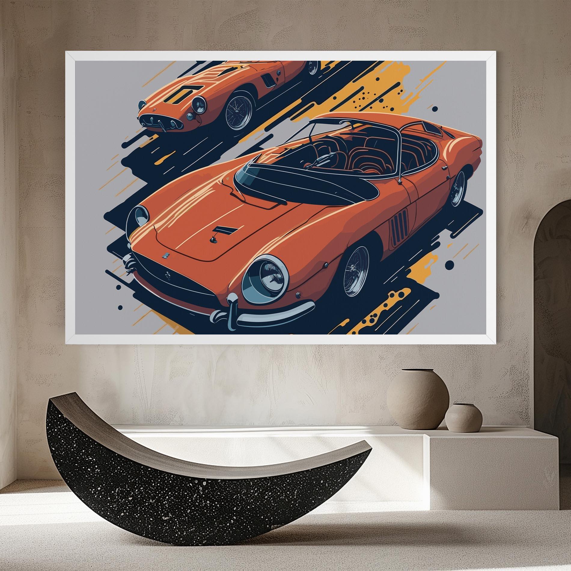 Leinwandbild Ferrari 250 Gto mockup 8