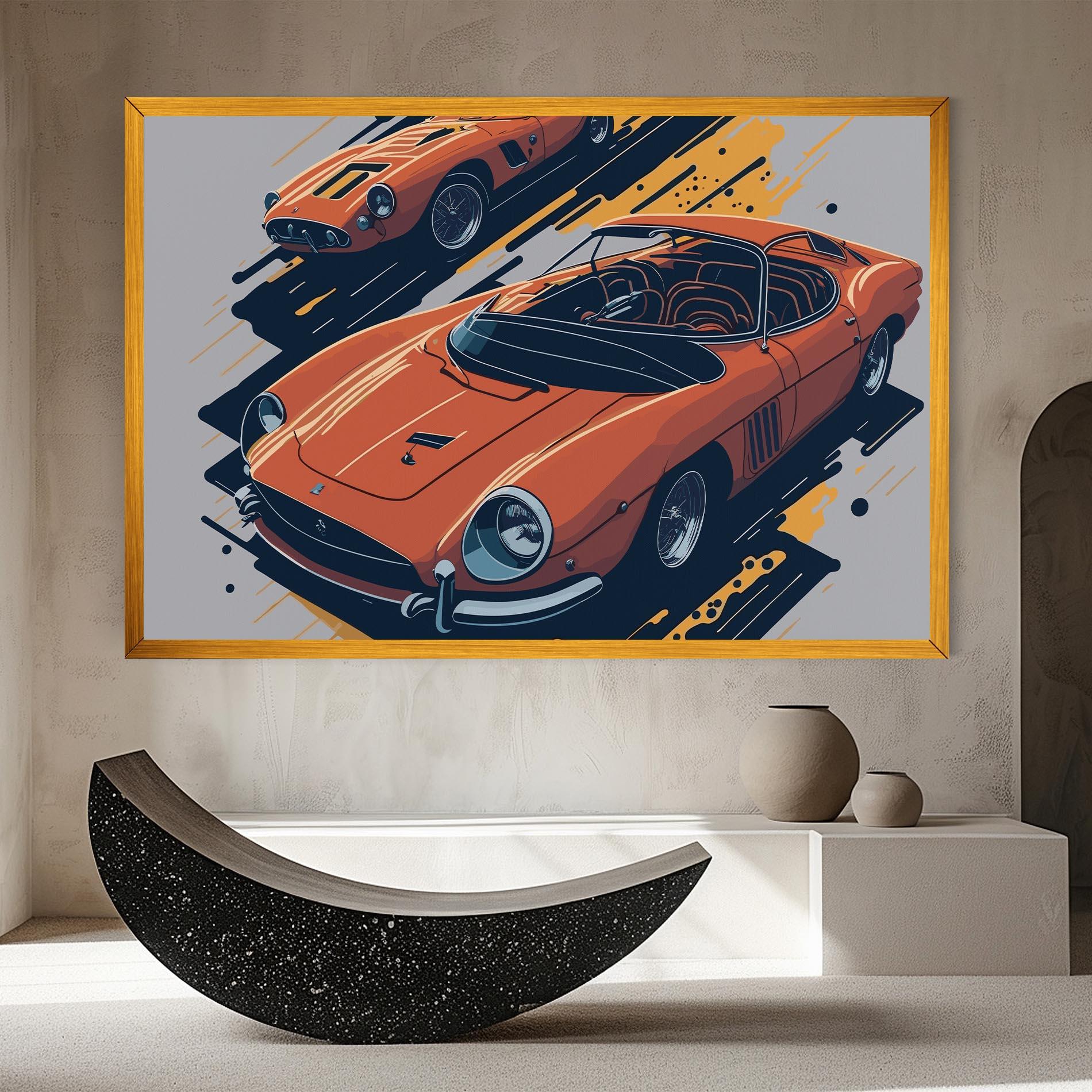 Leinwandbild Ferrari 250 Gto mockup 8