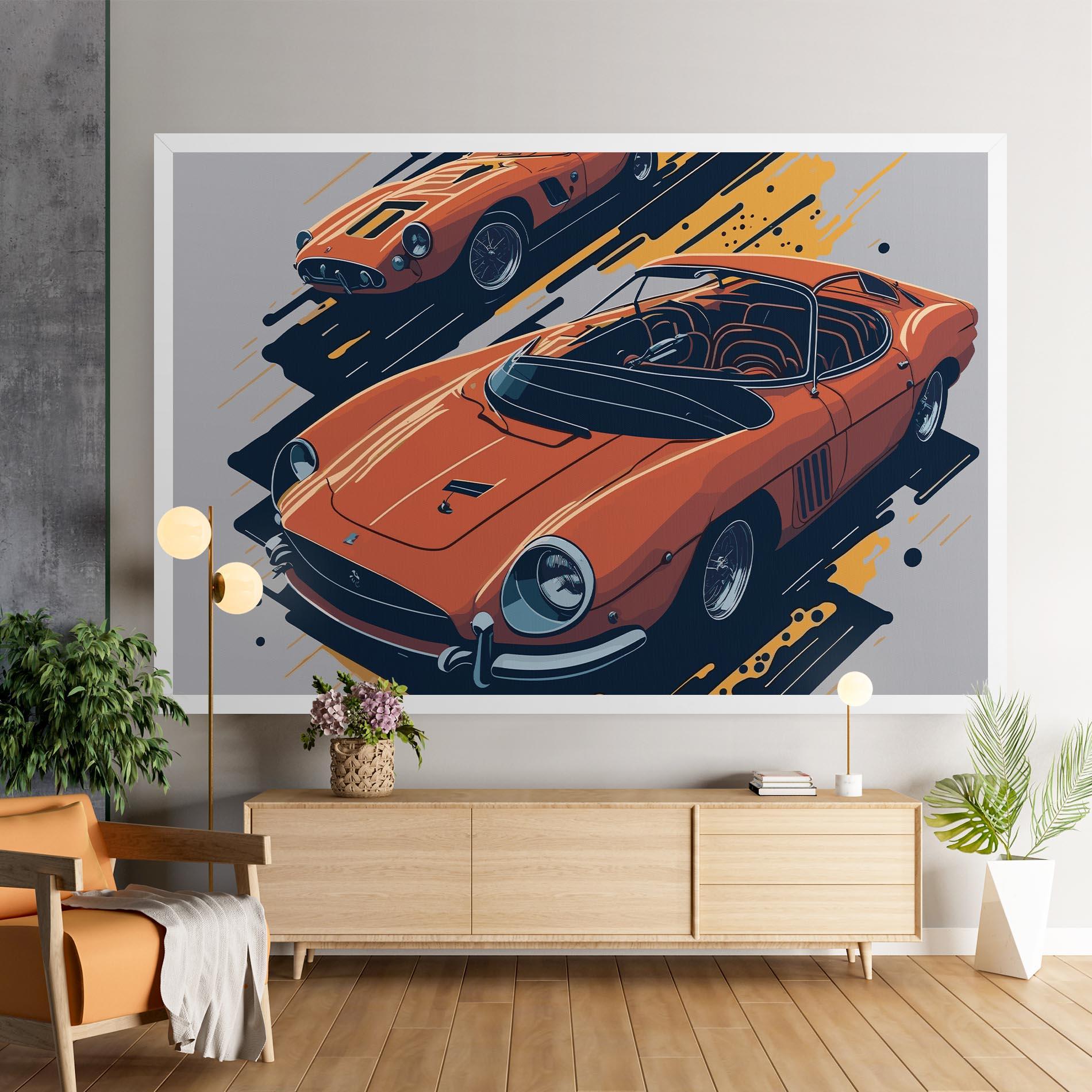 Leinwandbild Ferrari 250 Gto mockup 9