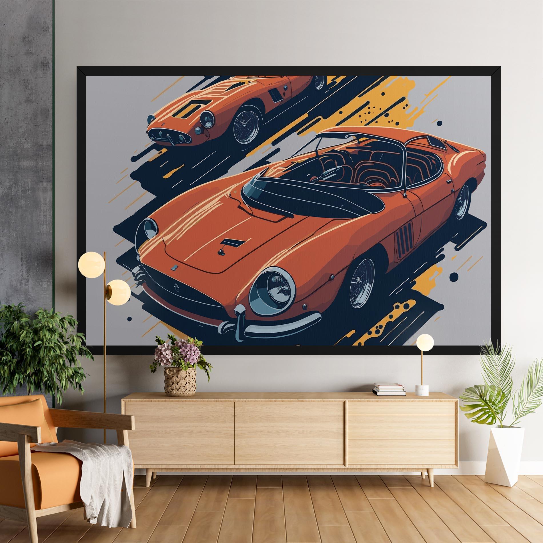 Leinwandbild Ferrari 250 Gto mockup 9