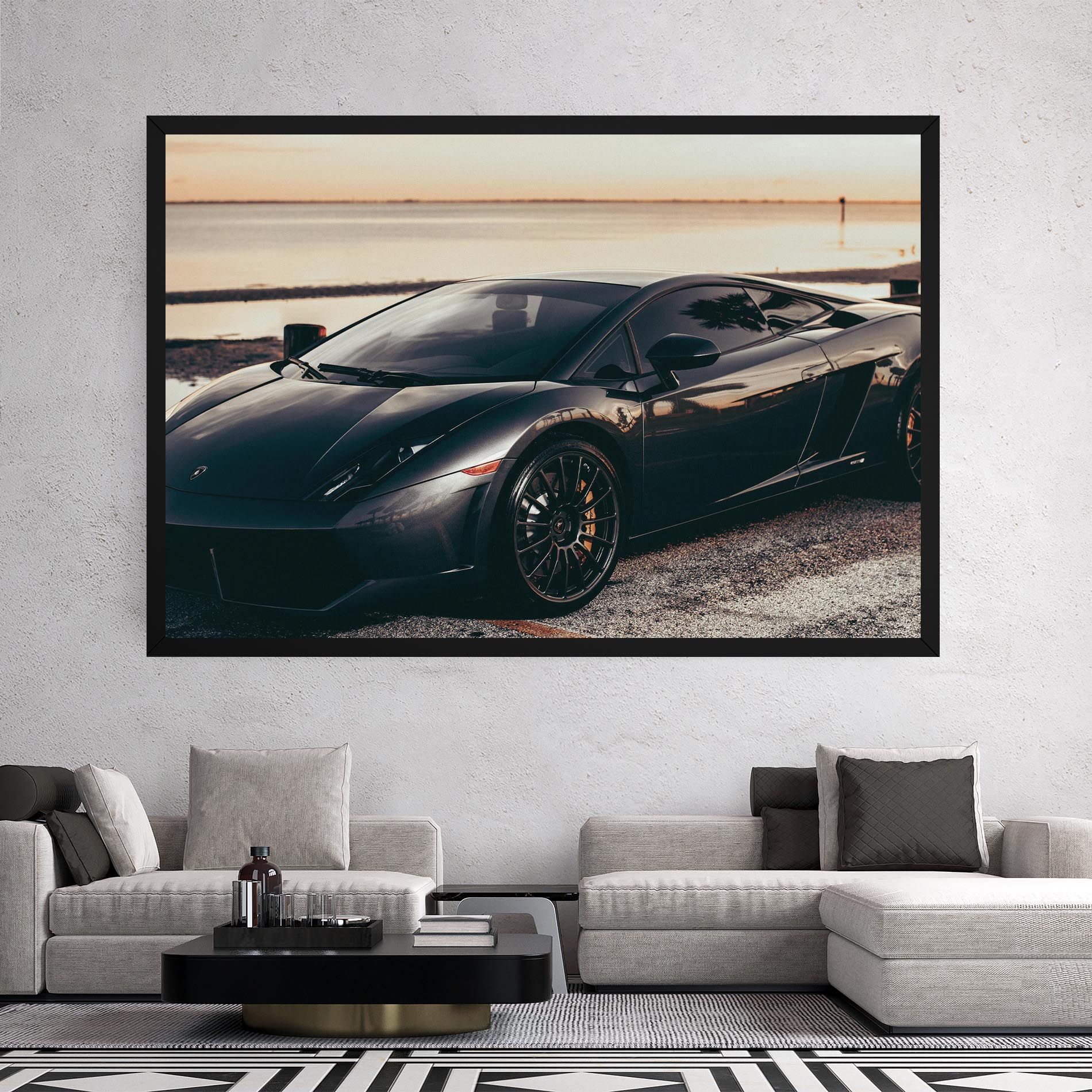Black Lambo Sea mockup 2