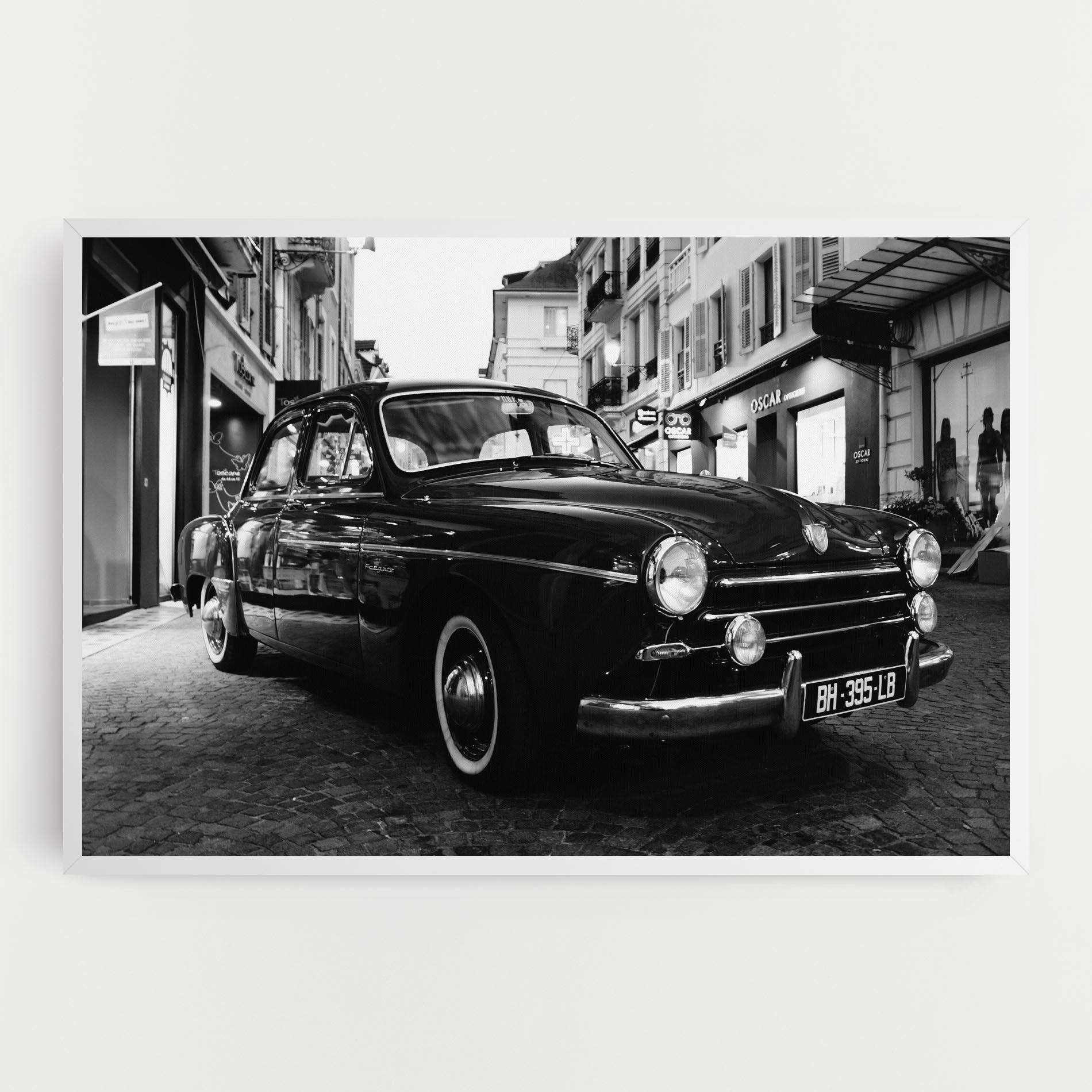 Leinwandbild Pretty Black Car mockup 0