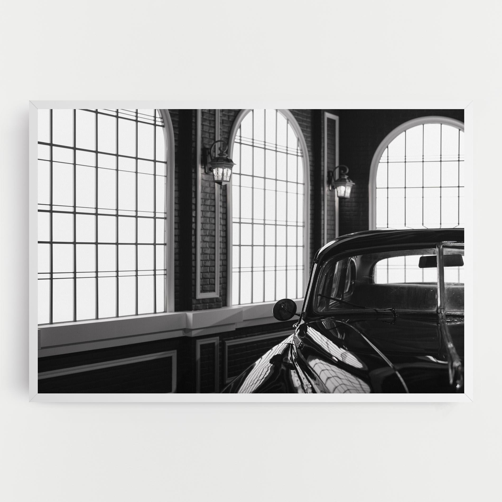 Leinwandbild Window Old Car mockup 0