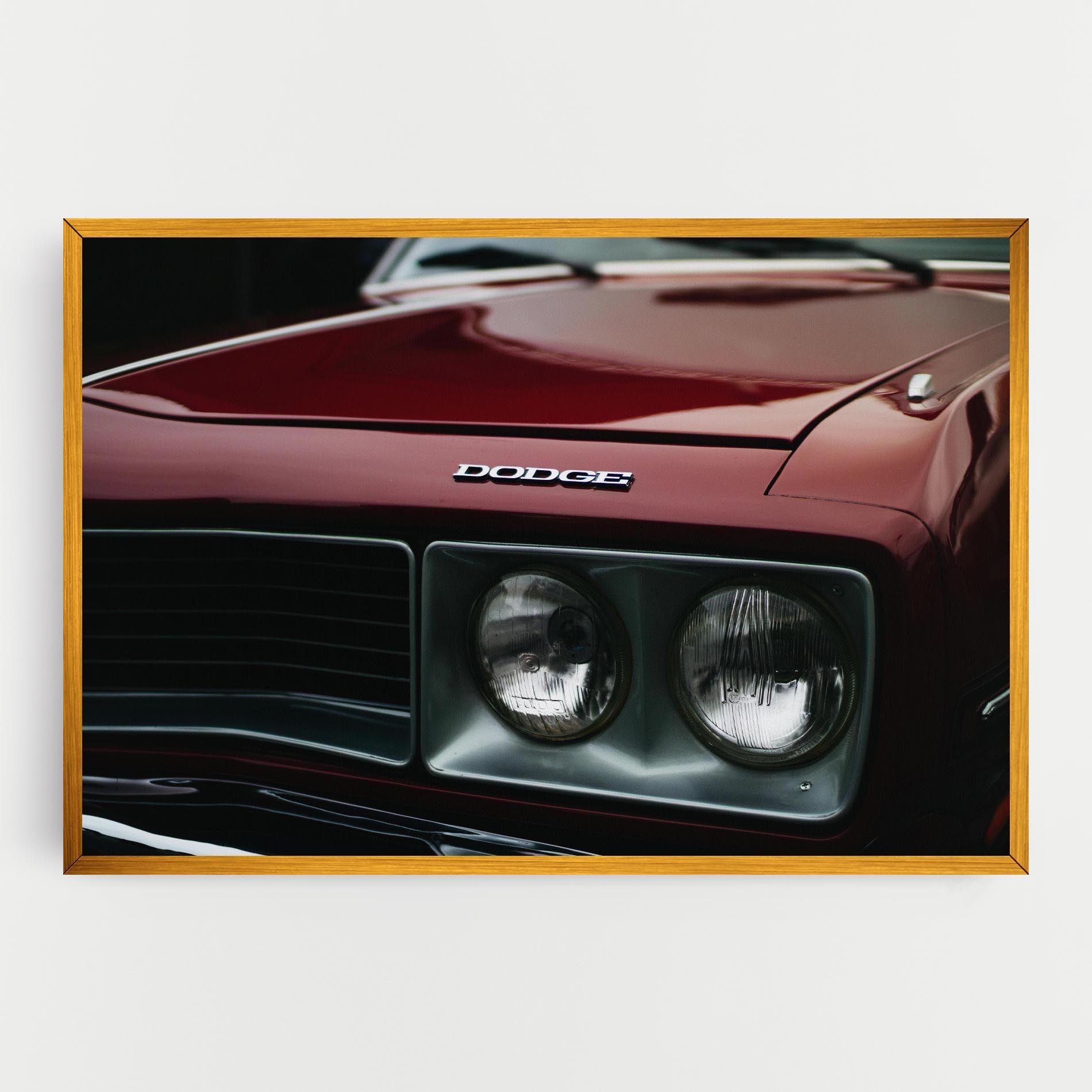 Dark Red Car mockup 0