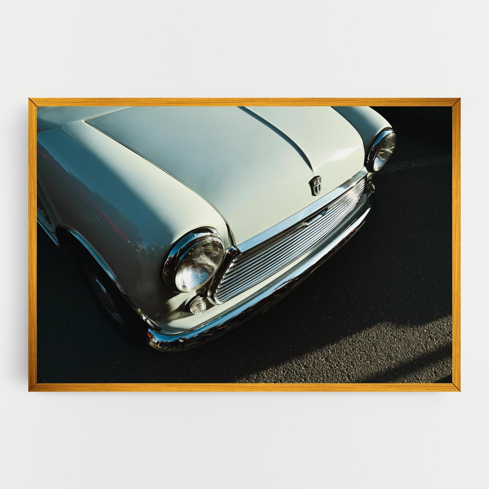 Leinwandbild Light Blue Car mockup 0