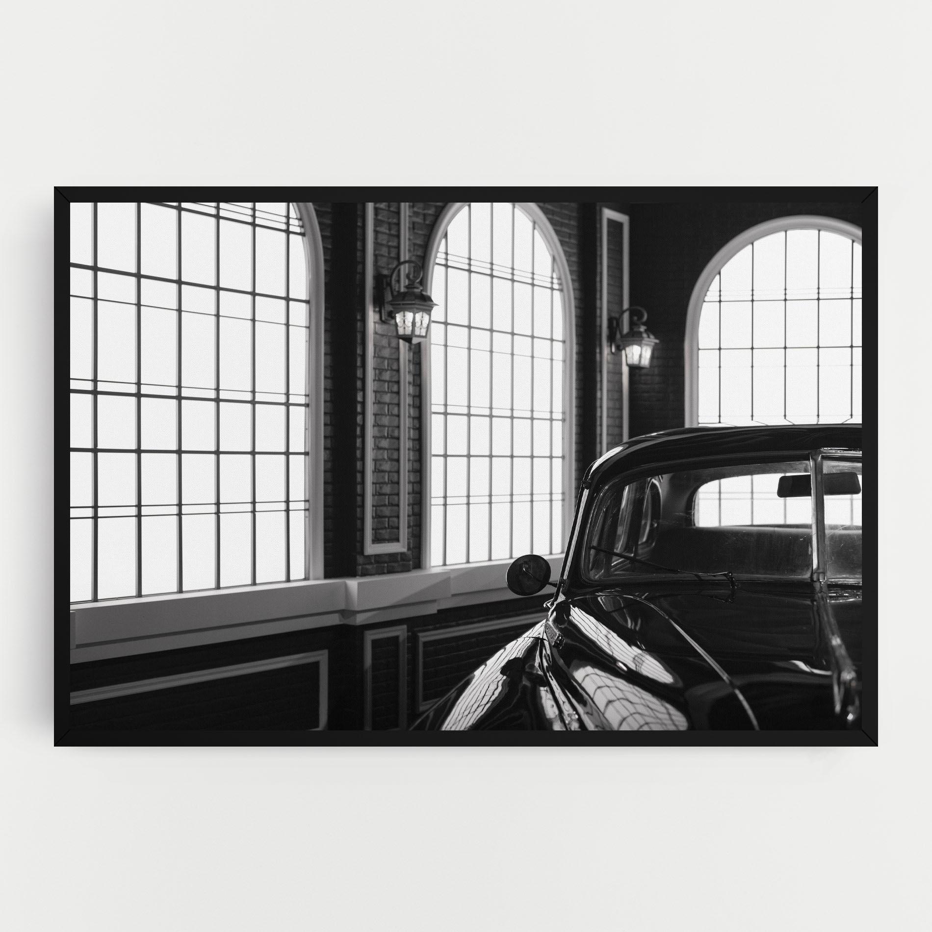 Leinwandbild Window Old Car mockup 0