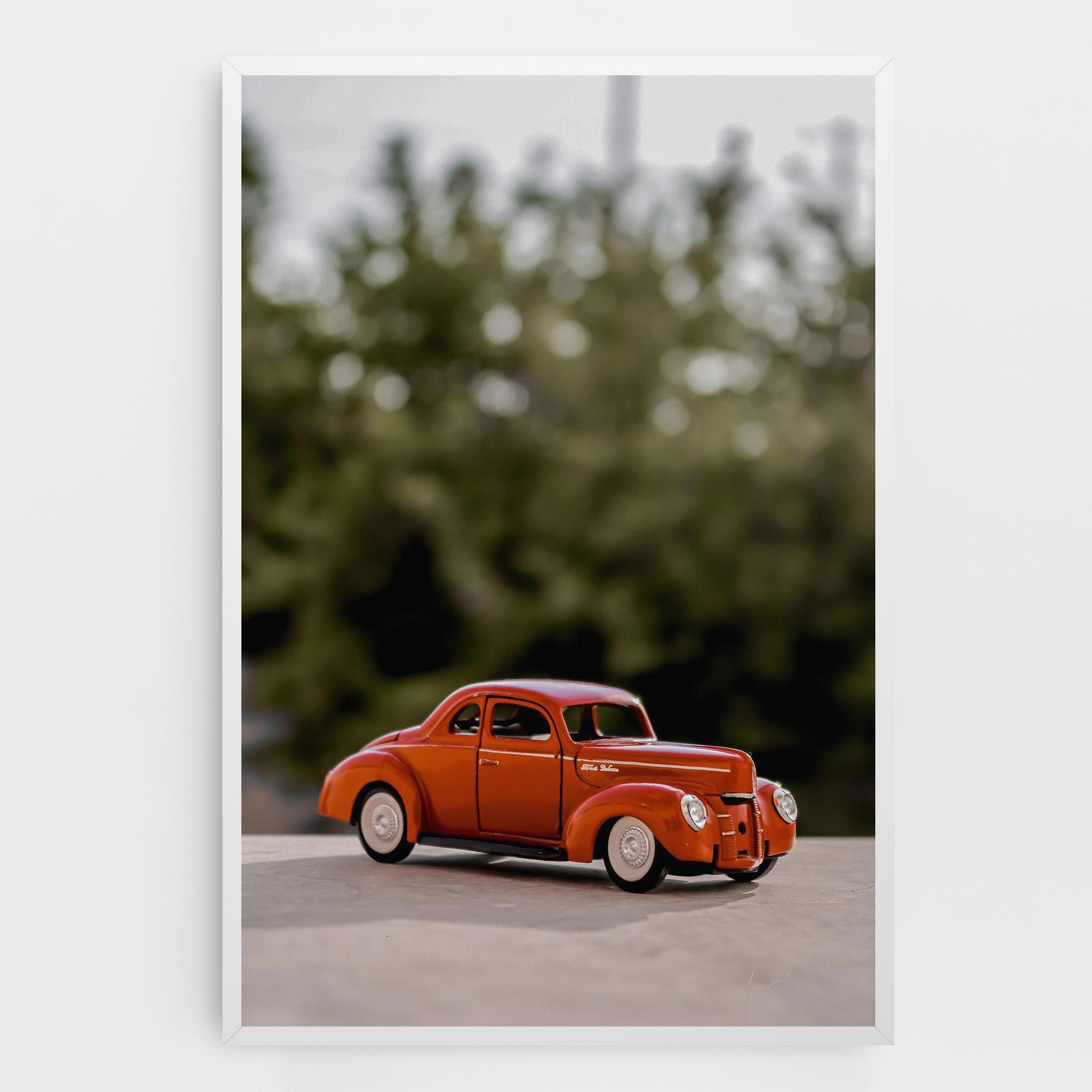 Leinwandbild Vintage Orange Toy mockup 0
