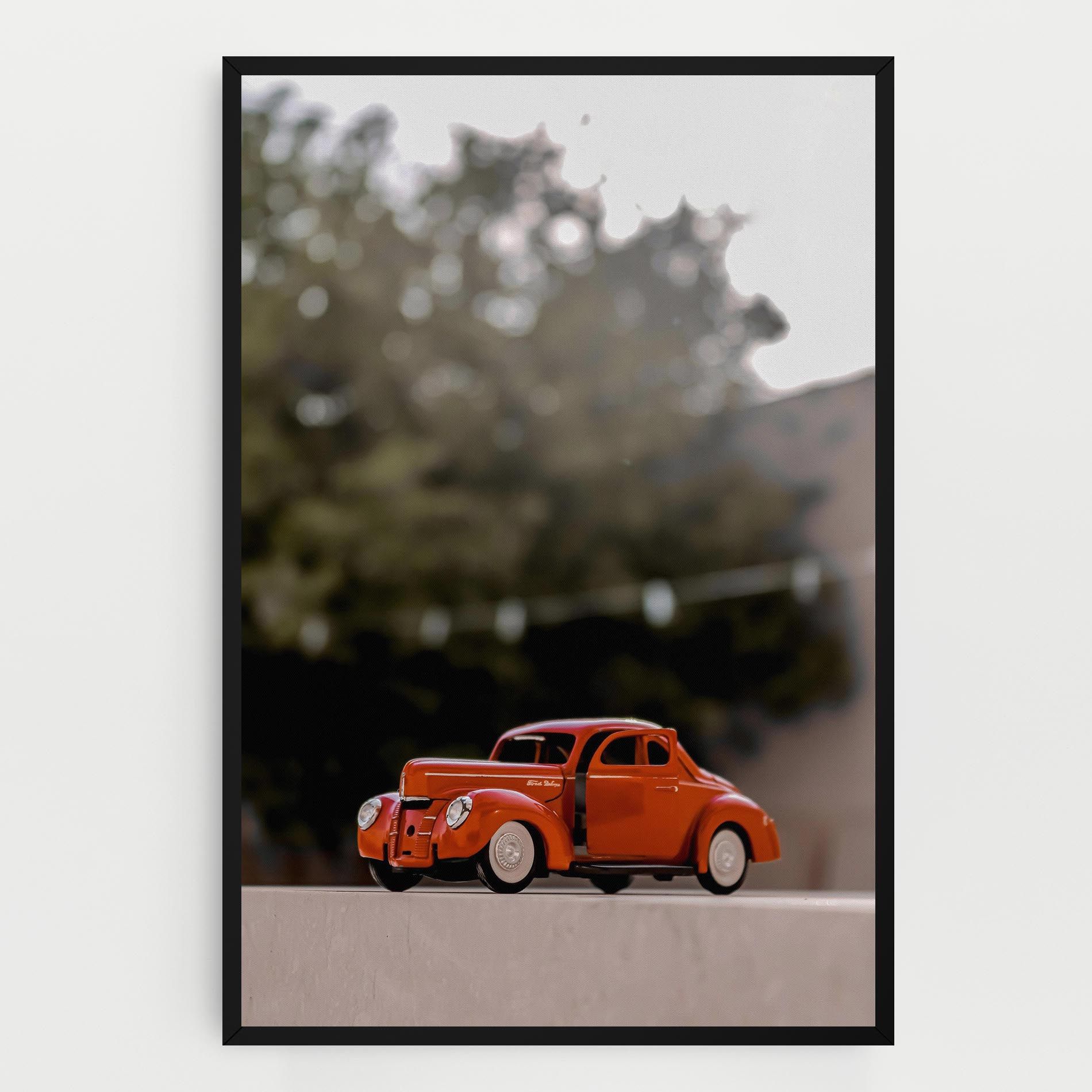 Orange Toy Car mockup 0
