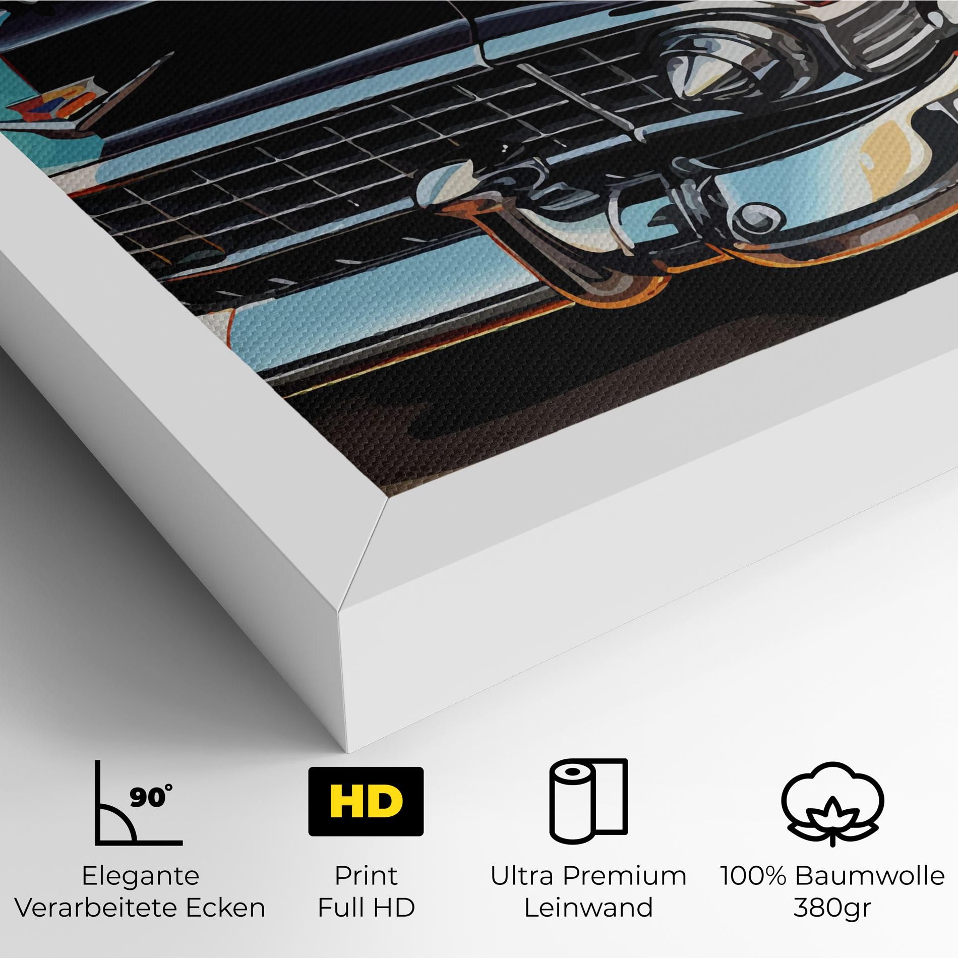 Cool Vintage Car mockup 4