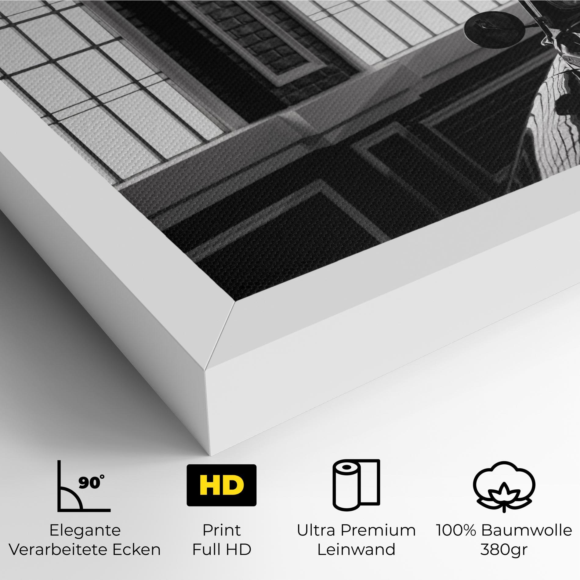 Leinwandbild Window Old Car mockup 4