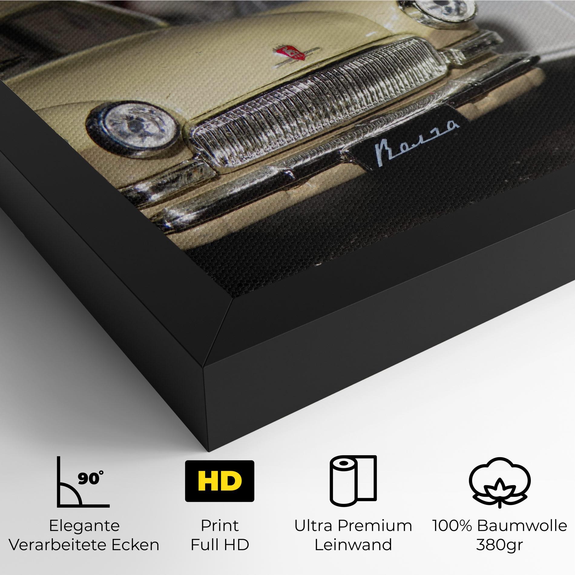 Leinwandbild Cream Grey Car mockup 4