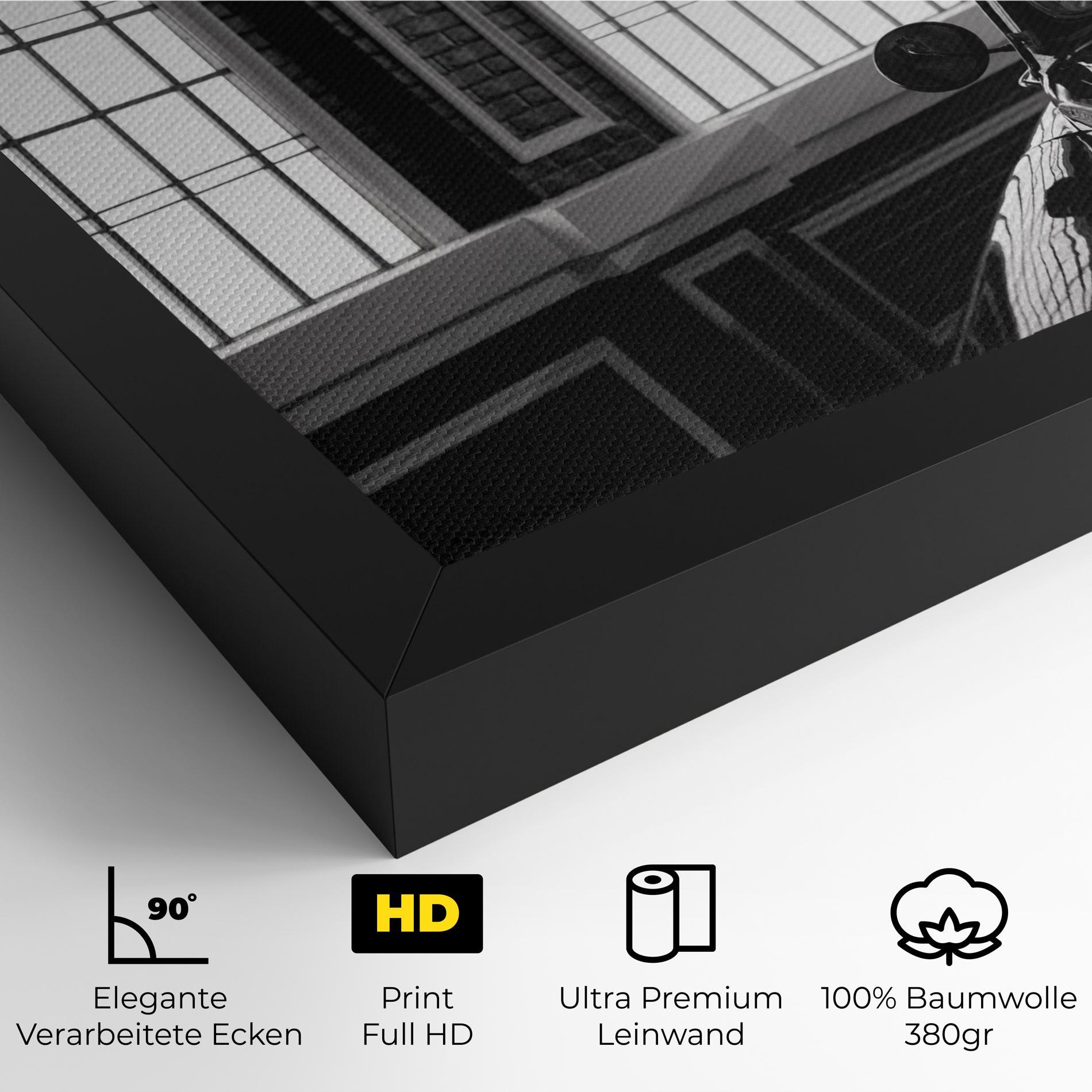 Leinwandbild Window Old Car mockup 4